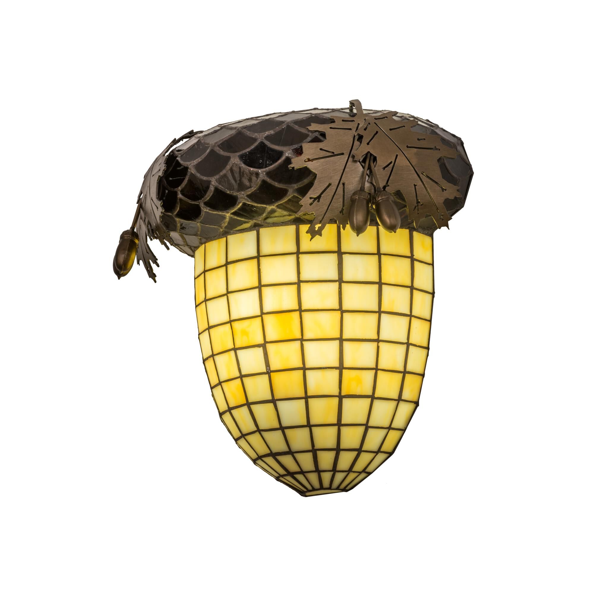 Greenbriar Oak 12 Inch Wall Sconce by Meyda Lighting