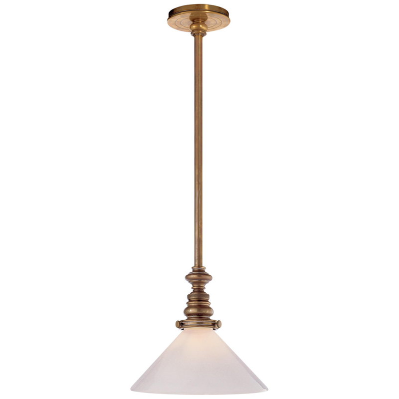 Visual Comfort Signature Collection Chapman & Myers Boston 10 Inch Mini Pendant