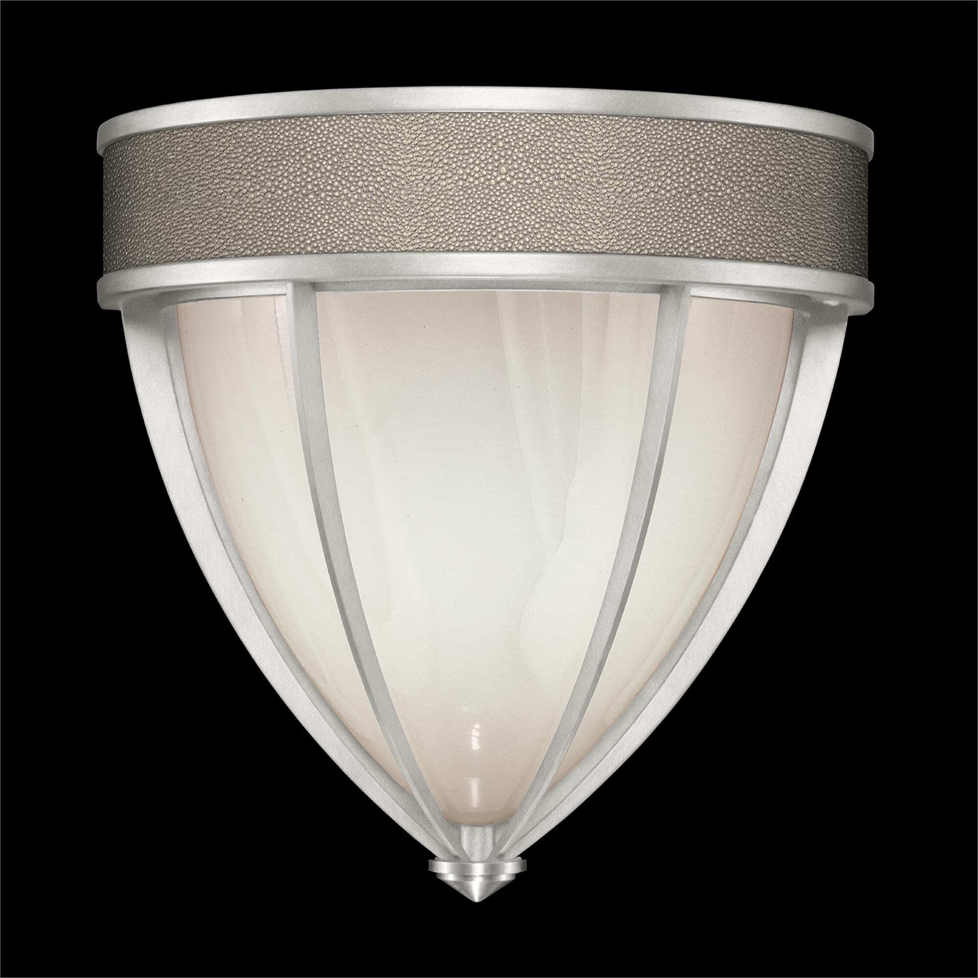 Shown in Silver Leaf and Nickel  finish and Coco accent