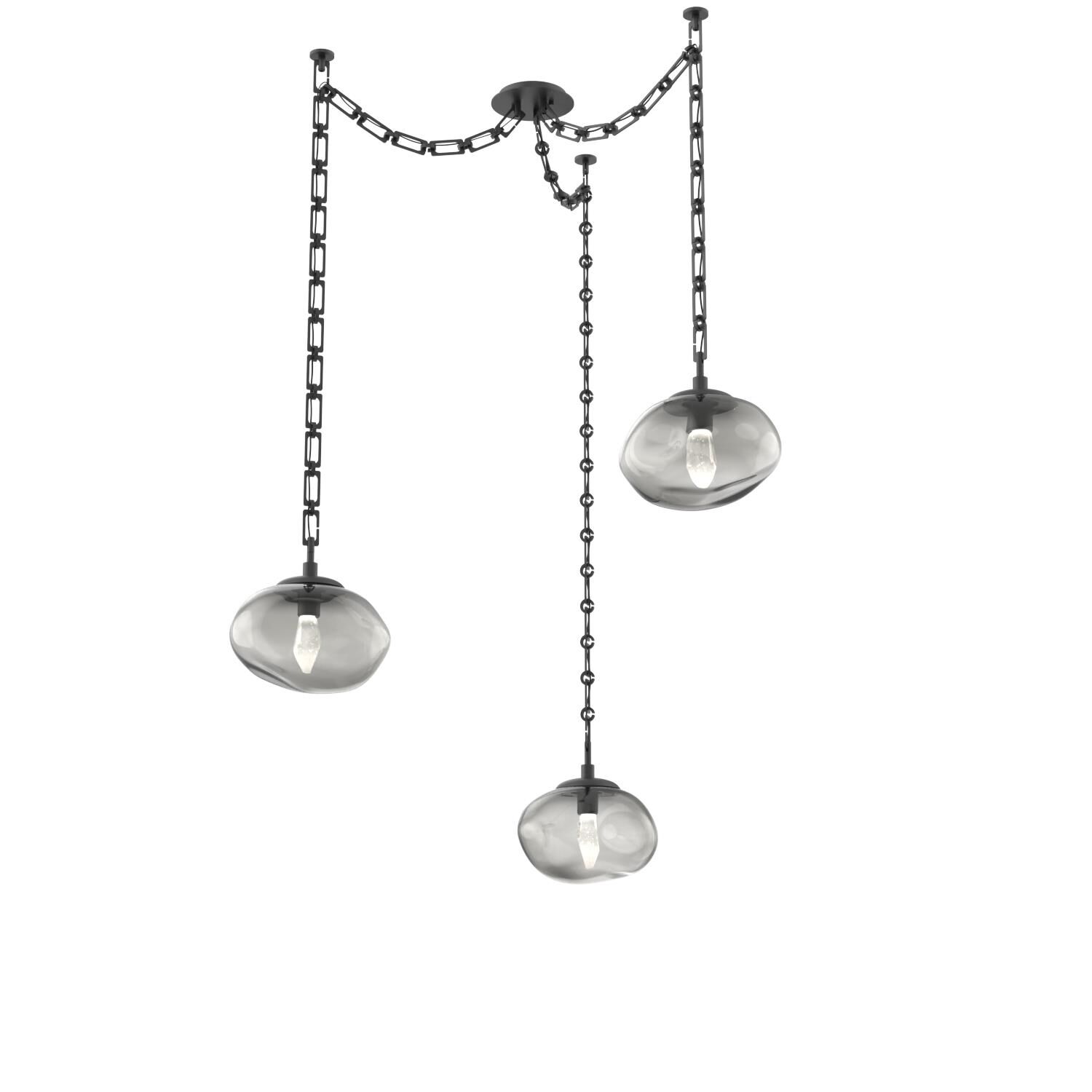 Levi Wilson Nova 19 Inch Multi Pendant Light by Hammerton Studio