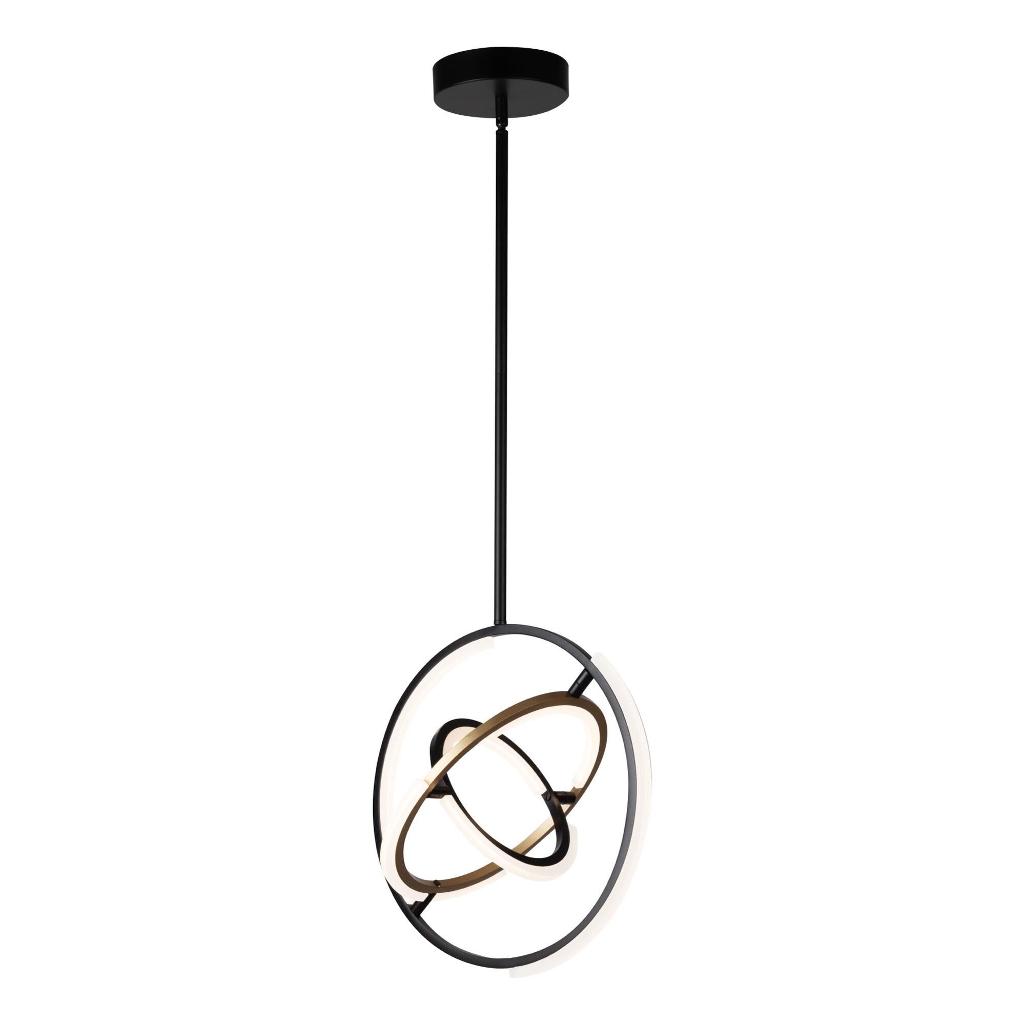 Shown in Black & Brass finish