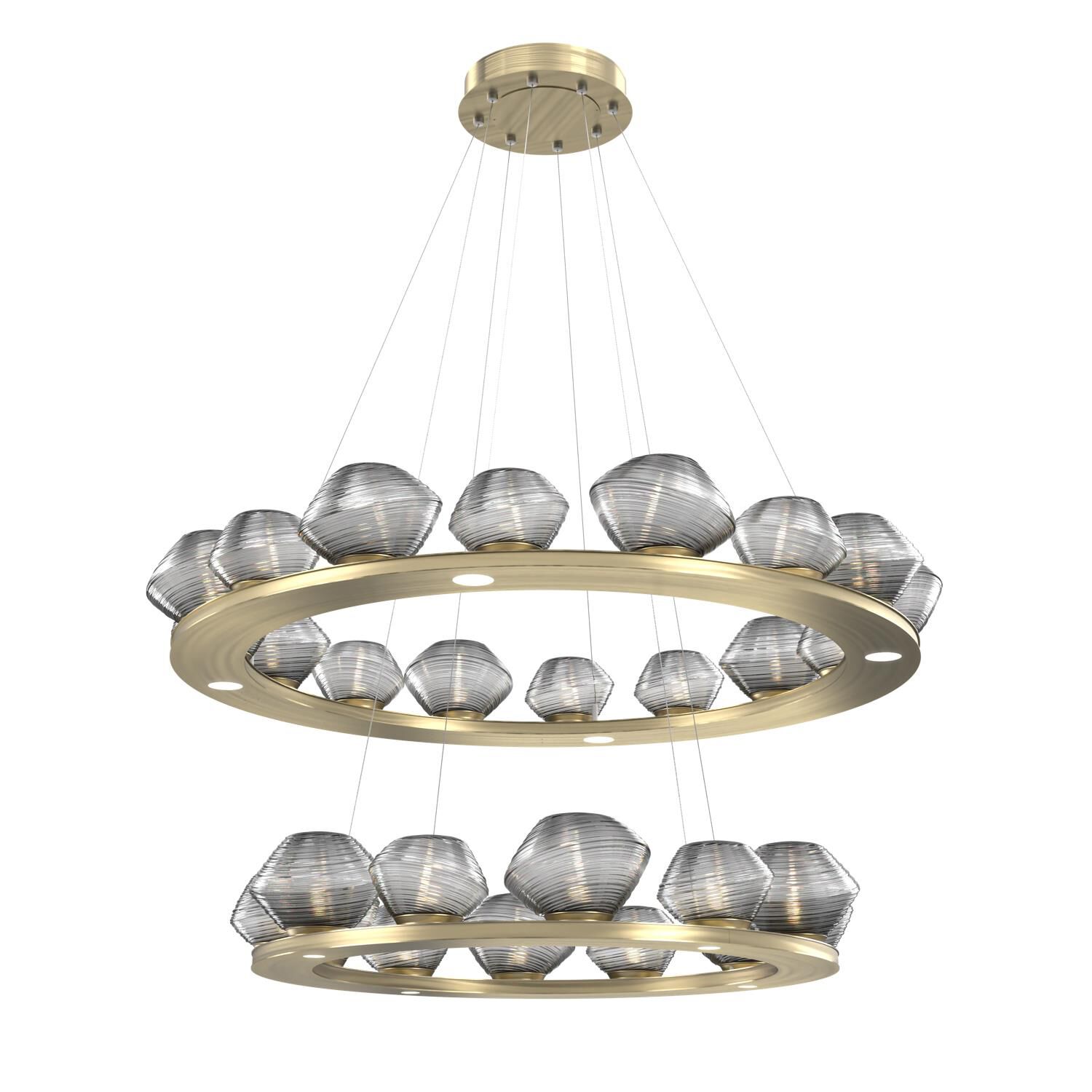 Mesa 48 Inch 28 Light LED Chandelier by Hammerton Studio
