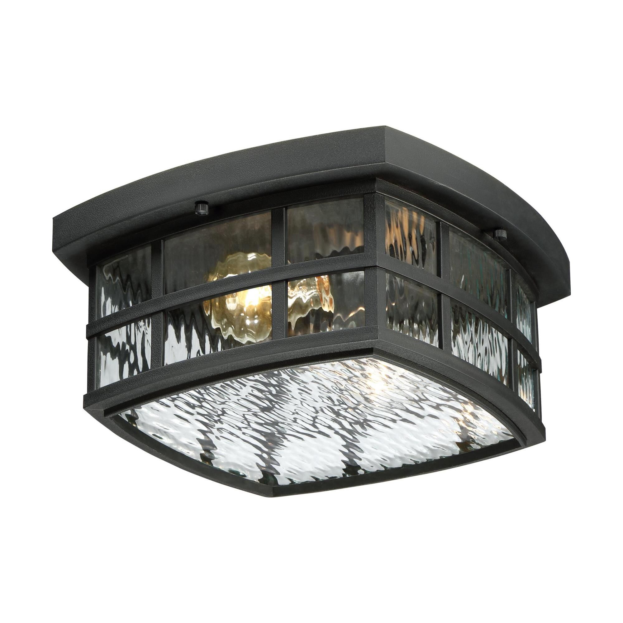 Stonington 12 Inch 2 Light Flush Mount by Quoizel