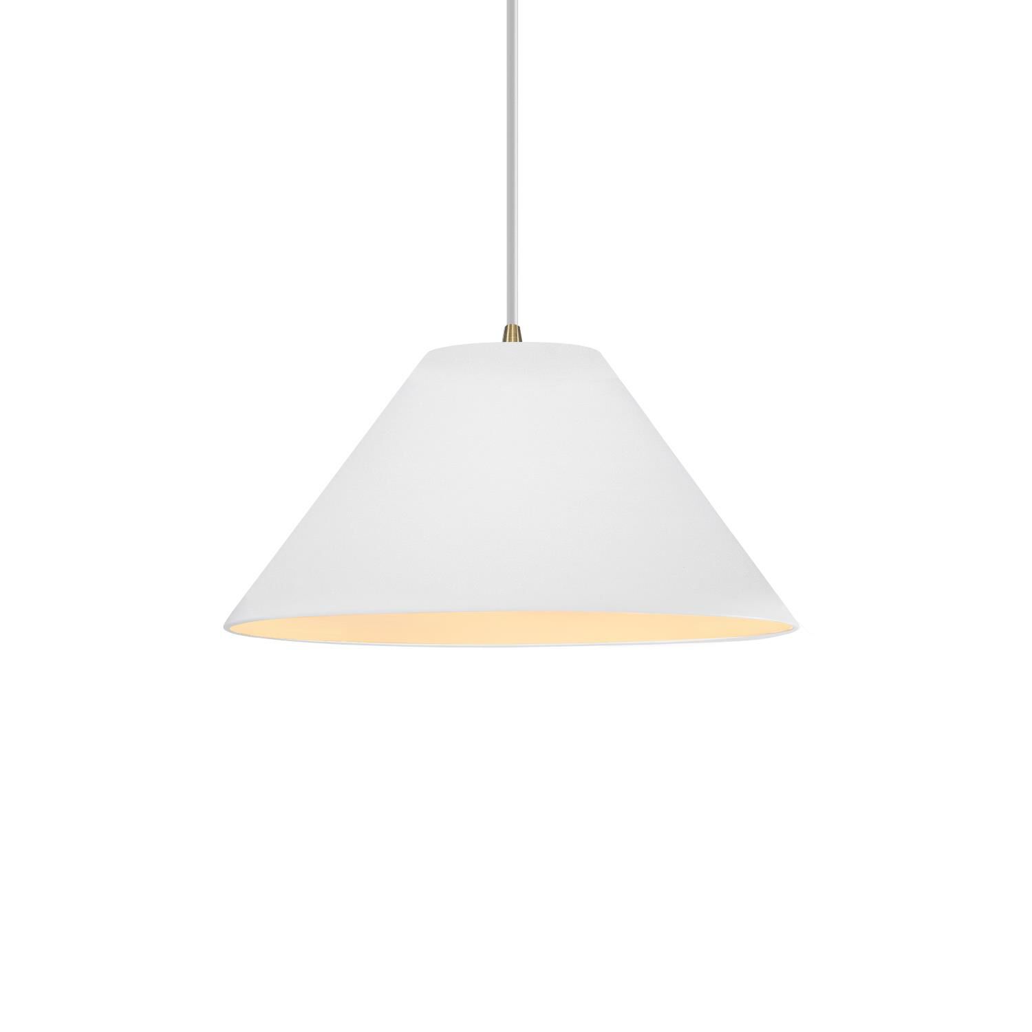 Shown in Antique Brass finish and Bisque shade