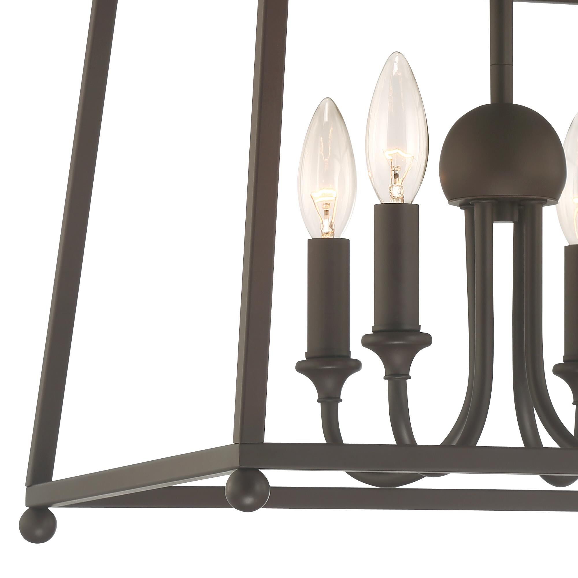 Shown in Dark Bronze finish and Flax Textured Fabric glass and Flax Textured Fabric shade