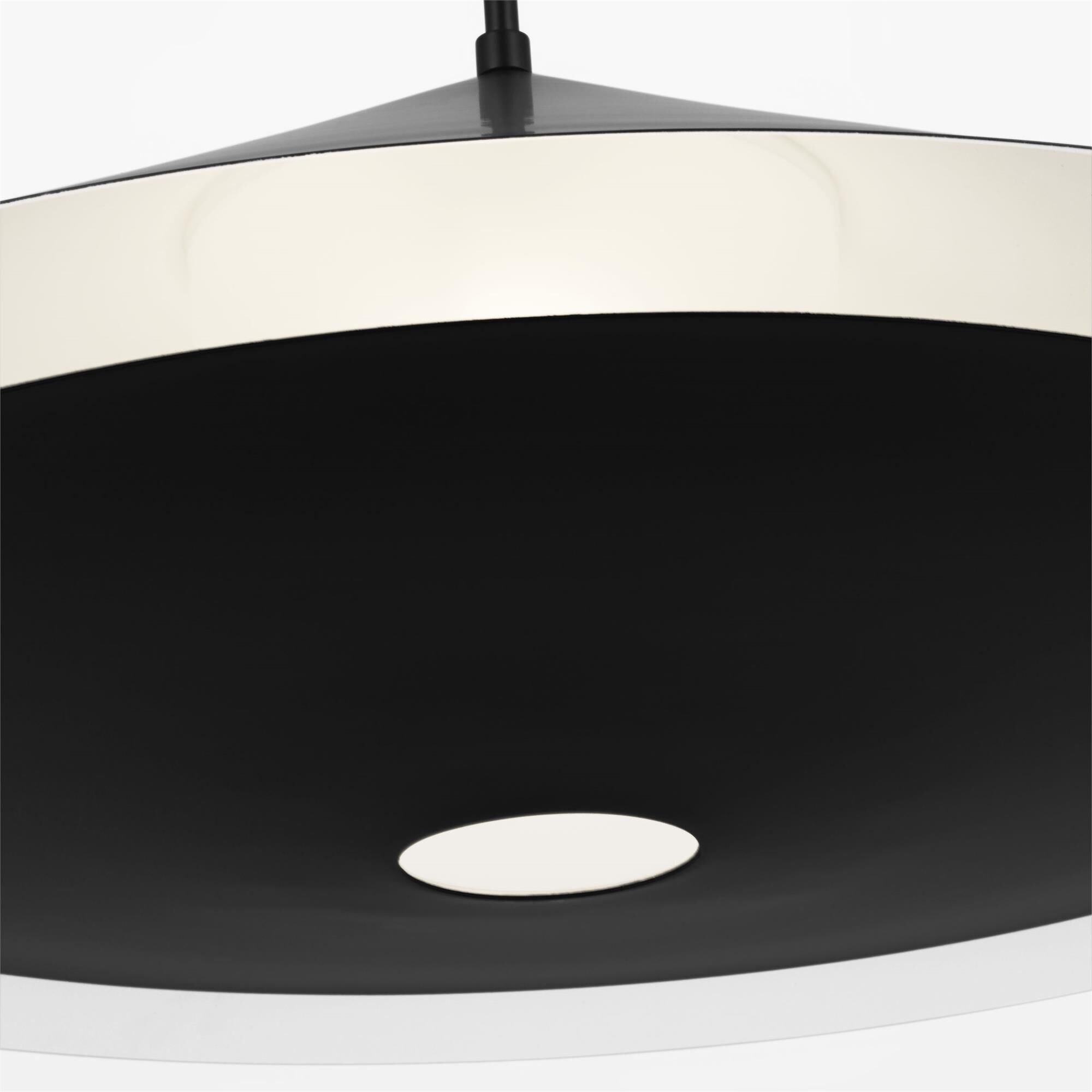 Shown in Midnight Black finish and Sandblast Inside and Clear Outside glass