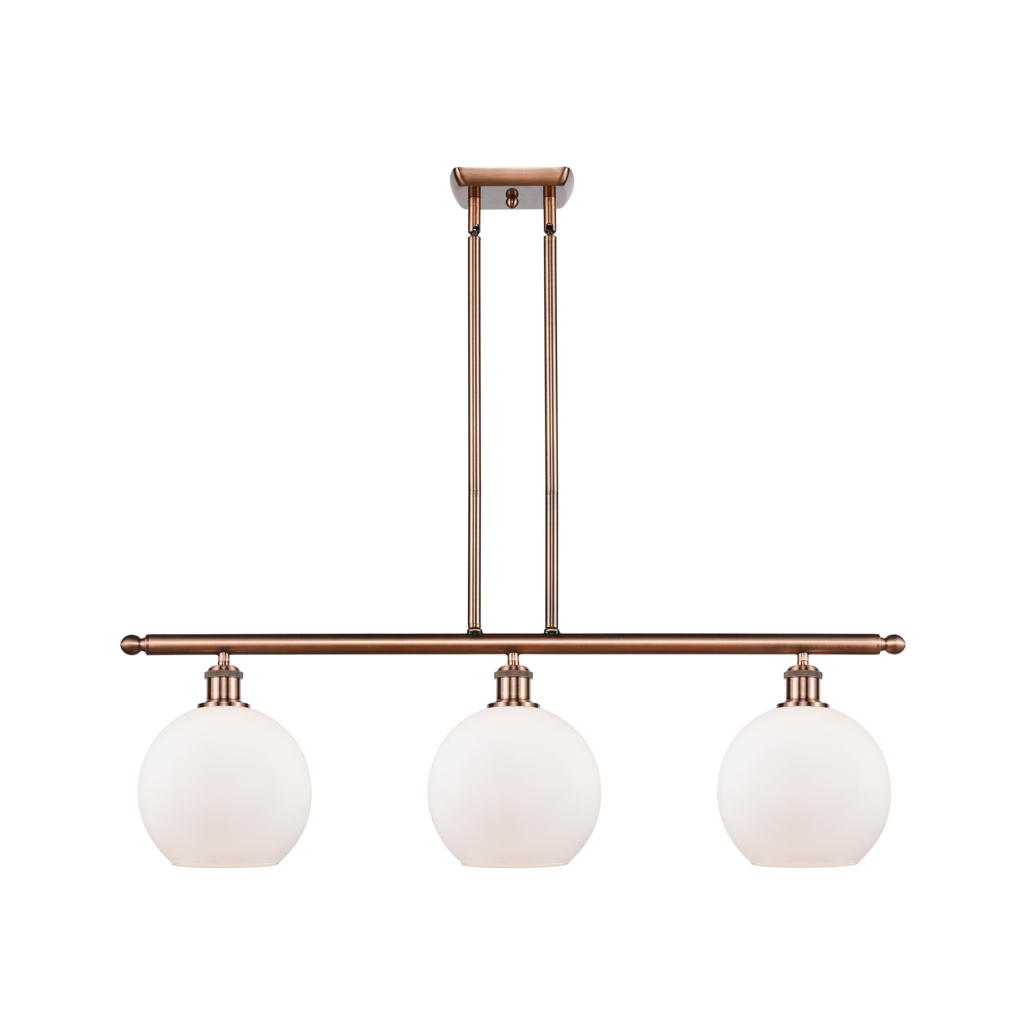 Bruno Marashlian Athens 36 Inch 3 Light Linear Suspension Light by Innovations Lighting