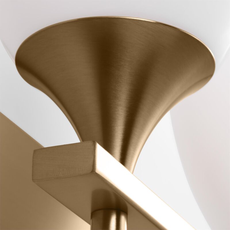 Drew & Jonathan Toffino 16 Inch 2 Light Bath Vanity Light by Visual Comfort Studio
