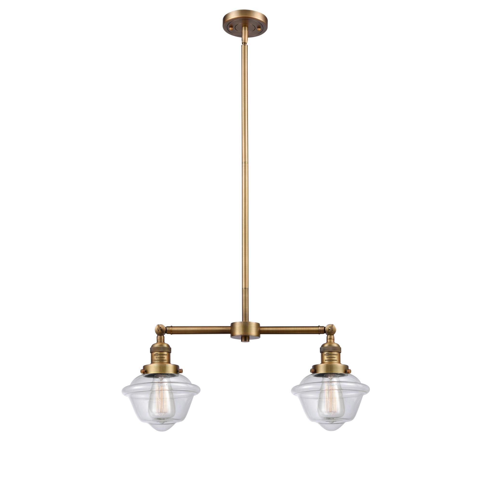 Bruno Marashlian Small Oxford 24 Inch 2 Light Chandelier by Innovations Lighting