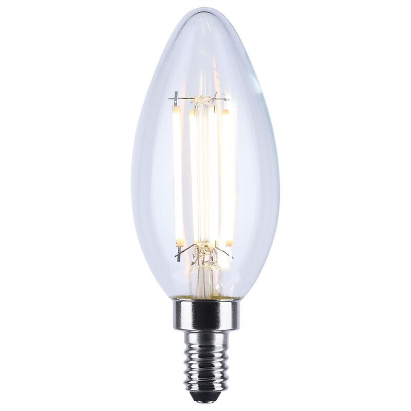 Dimmable 5 Watt 3000K B11 LED Light Bulb by Satco