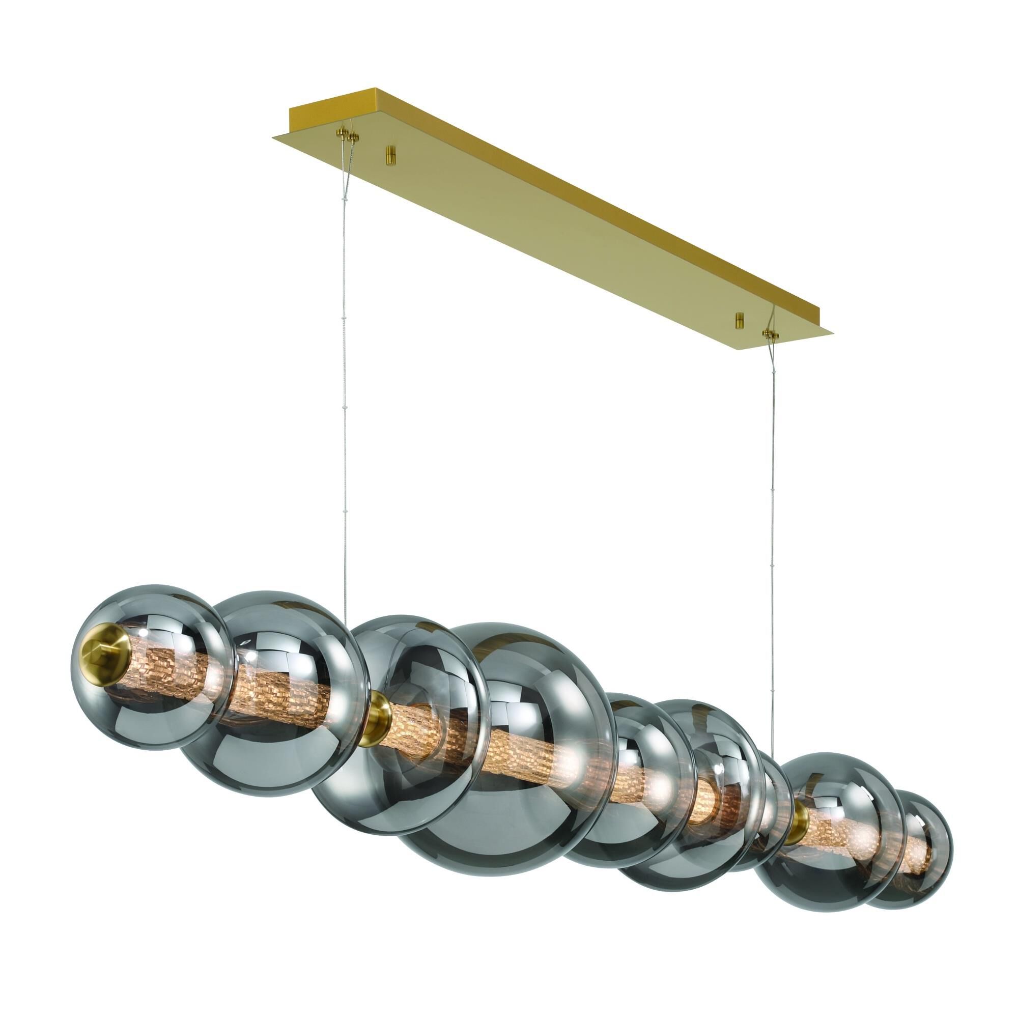 Atomo Large Linear Chandelier,