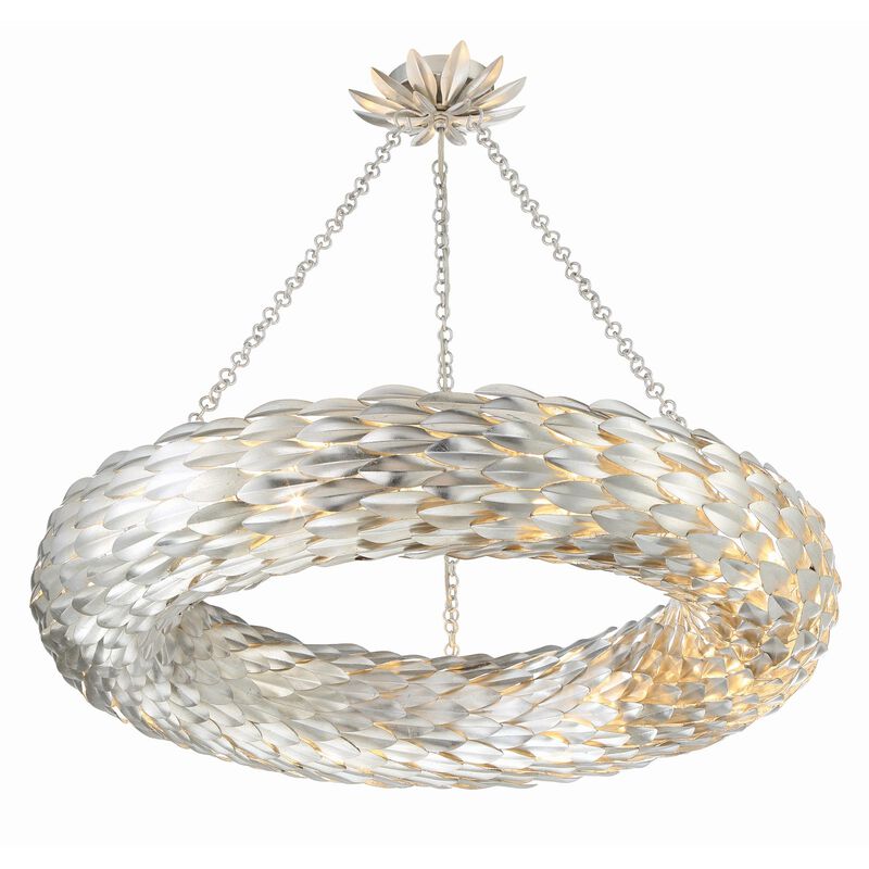 Broche Large Pendant Light by Crystorama