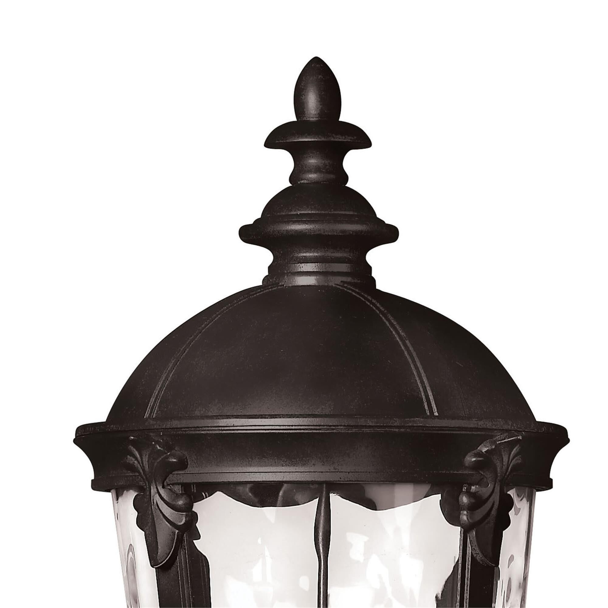 Shown in Black finish and Clear Water glass