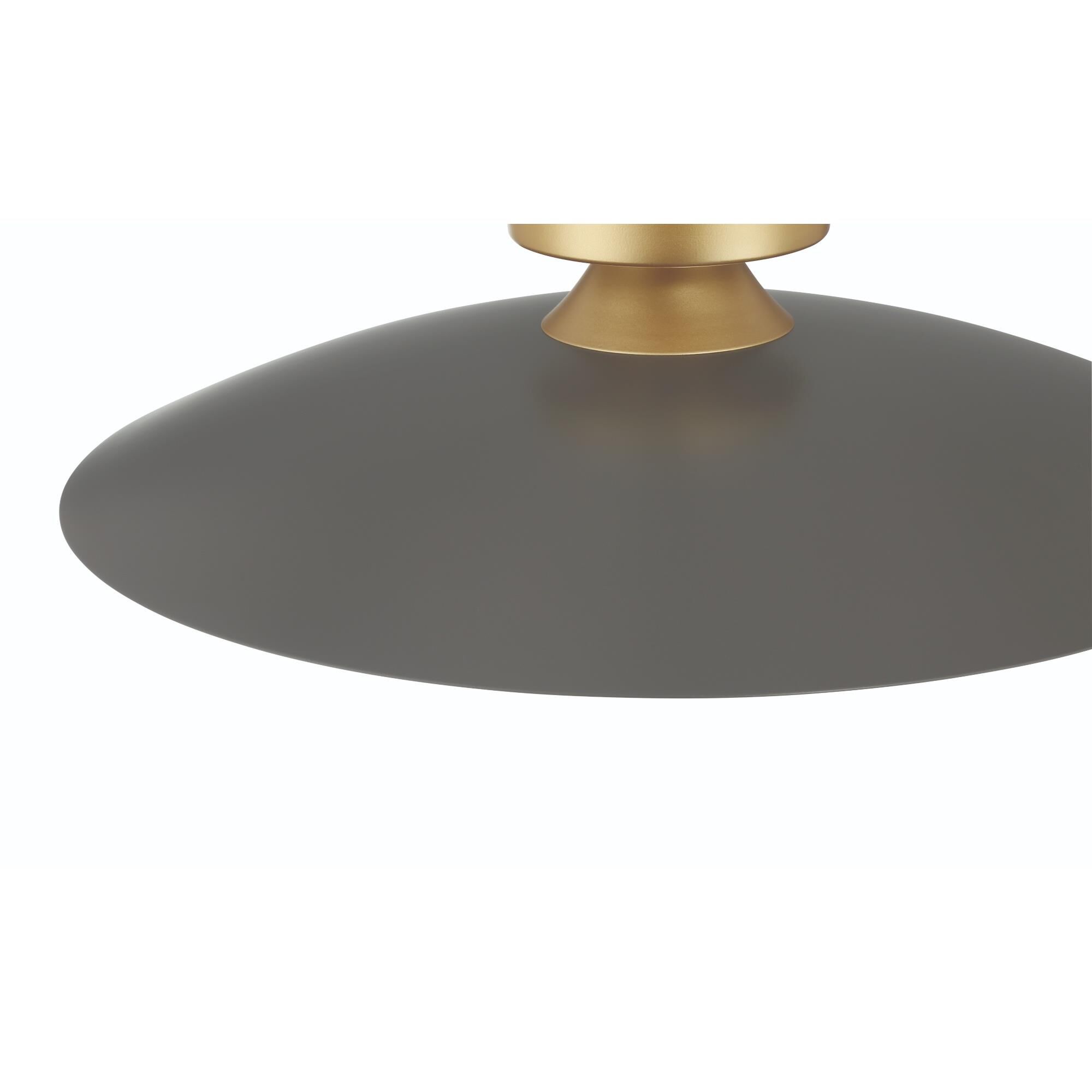 Welsh 18 Inch 1 Light LED Semi Flush Mount,