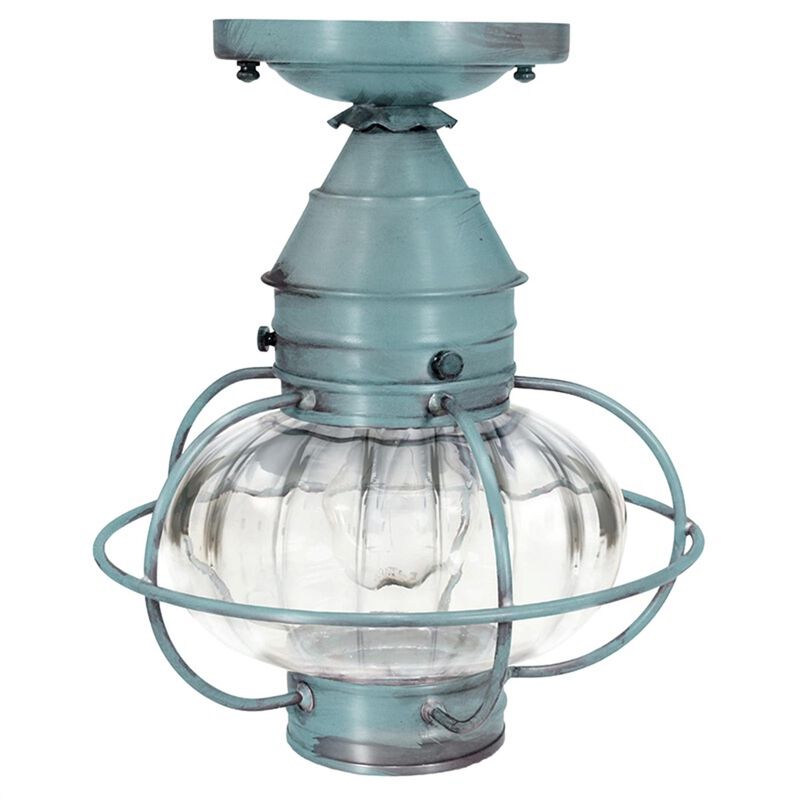Onion 9 Inch Outdoor Flush Mount by Northeast Lantern