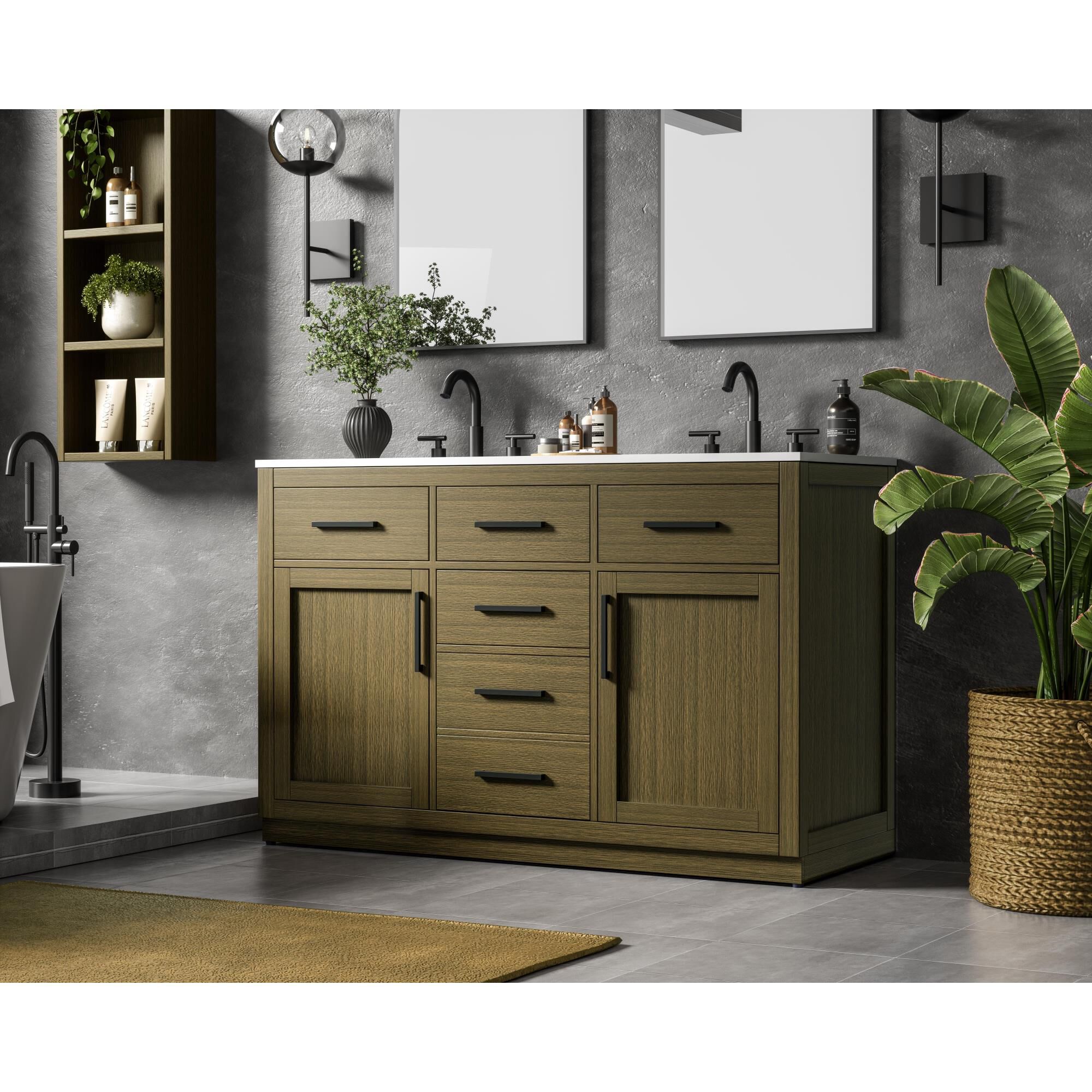 Shown in Chestnut Brown finish