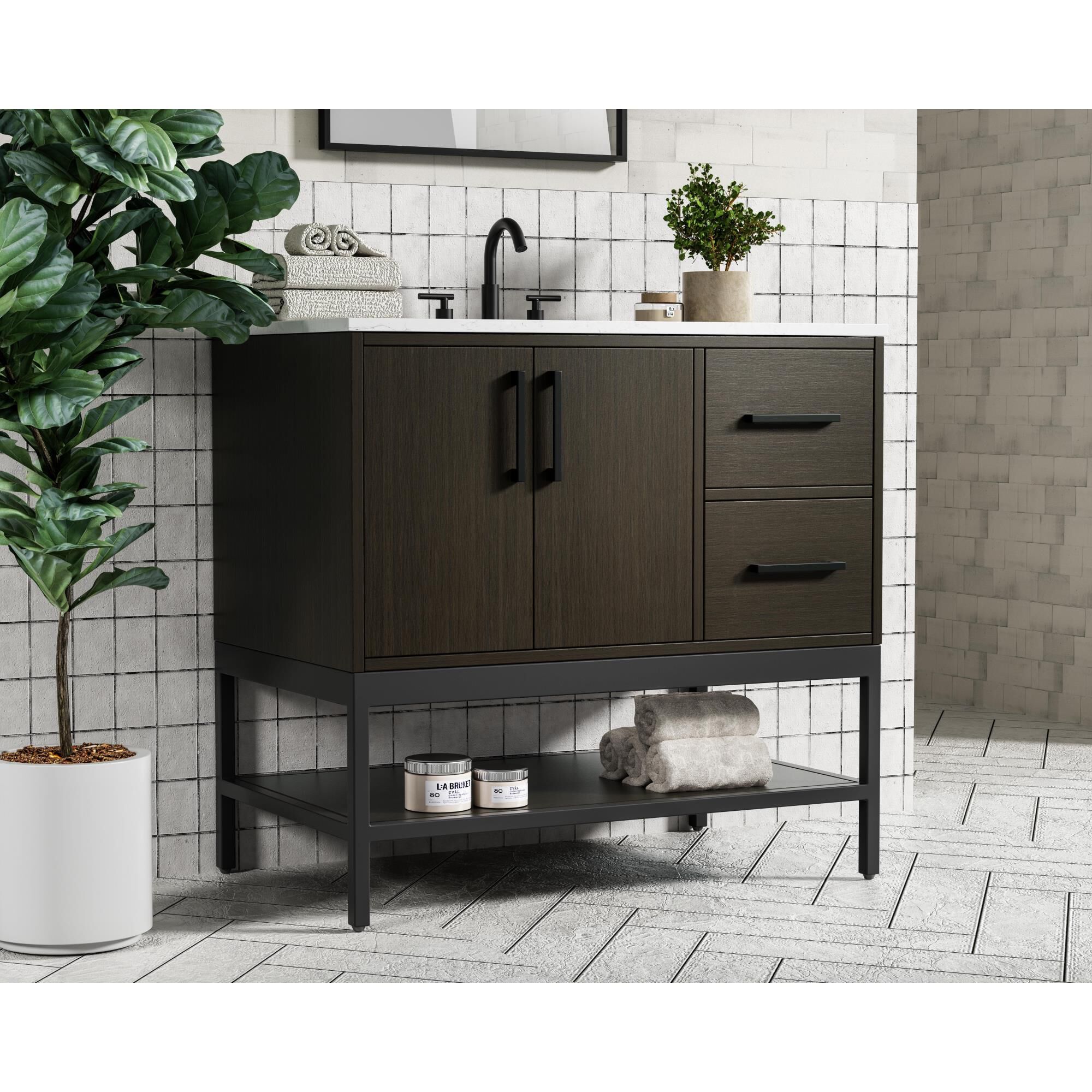 Lennox 0 Inch Bath Vanity by Elegant Dcor