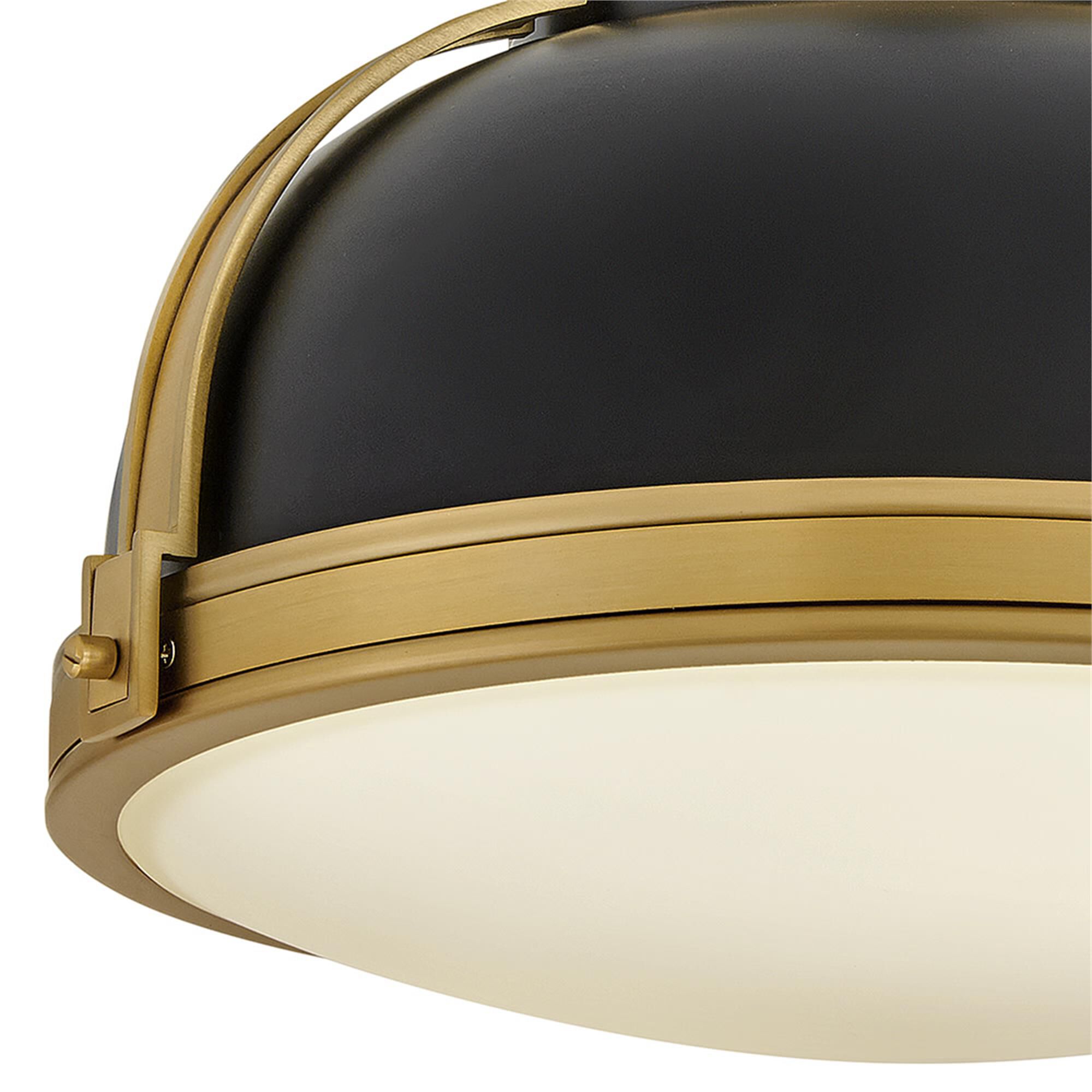 Barton 14 Inch 2 Light Flush Mount,