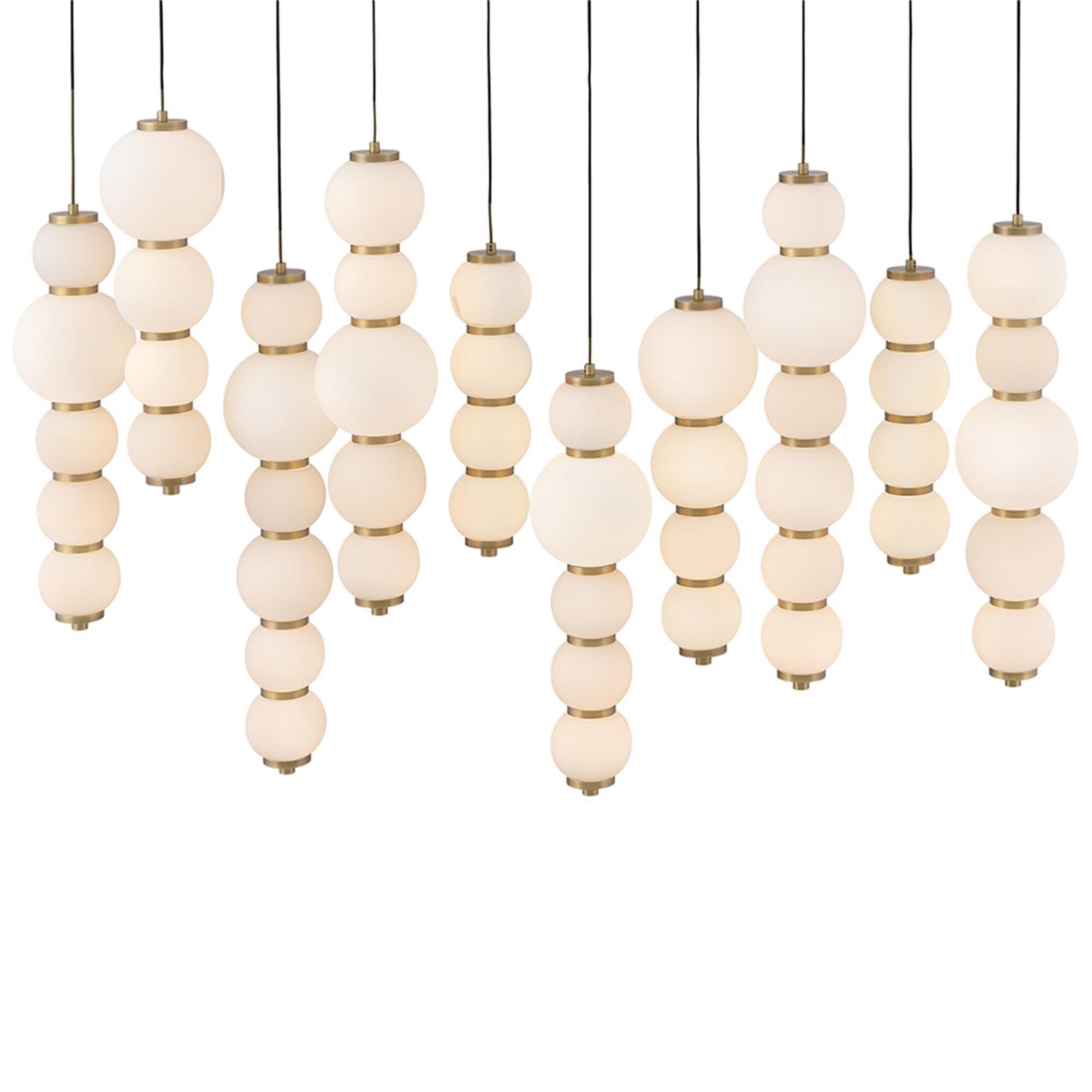 Trigo Medium Linear Chandelier,