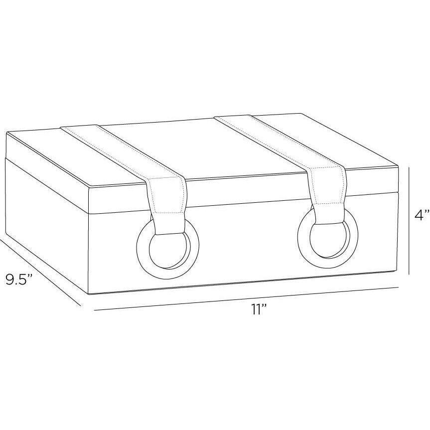 Facci 4 Inch Accent Box by Arteriors Home