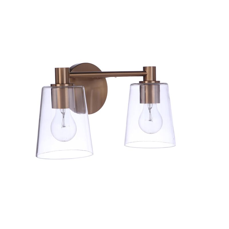 Emilio 15 Inch 2 Light Bath Vanity Light by Craftmade