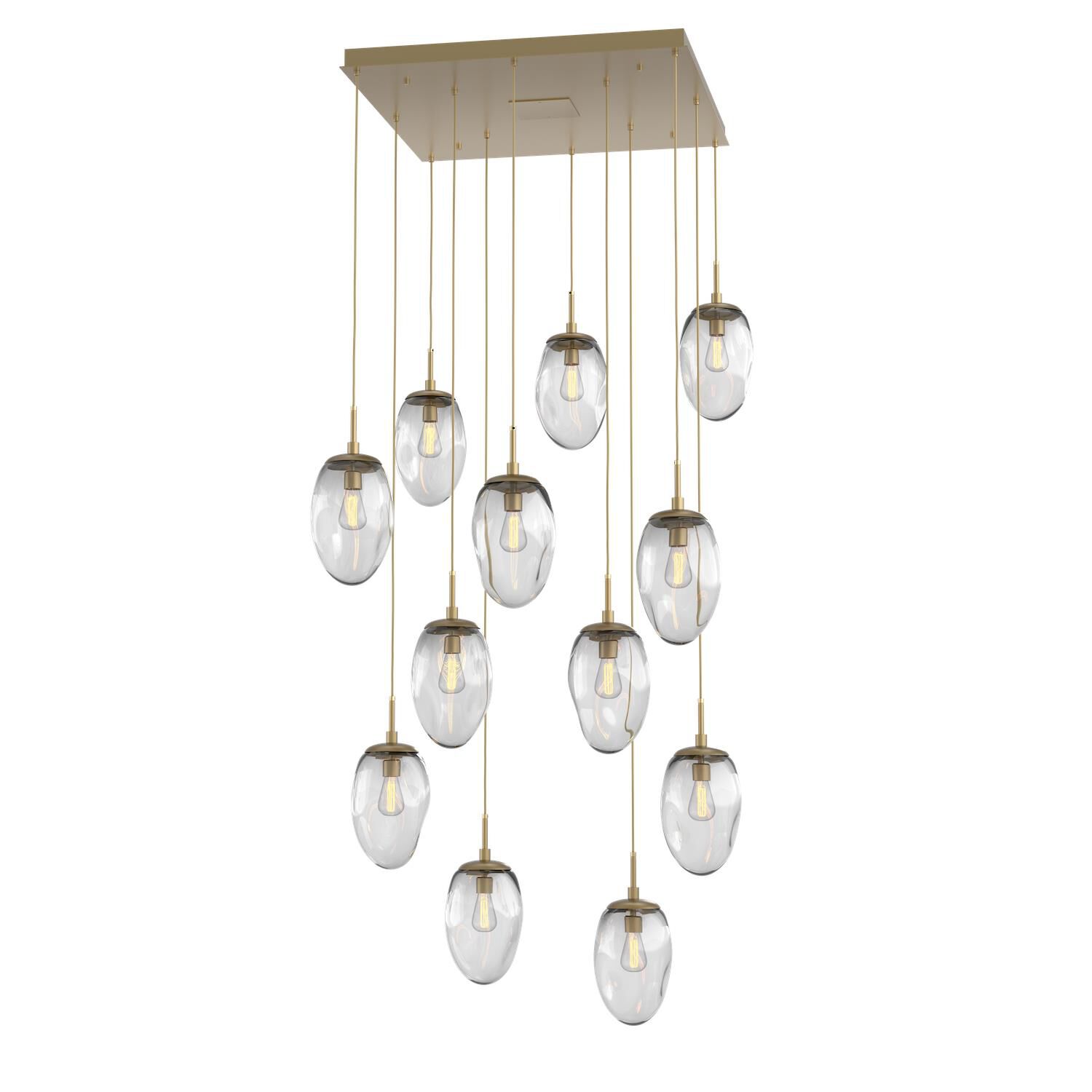 Levi Wilson Nebula 35 Inch 12 Light Multi Light Pendant by Hammerton Studio
