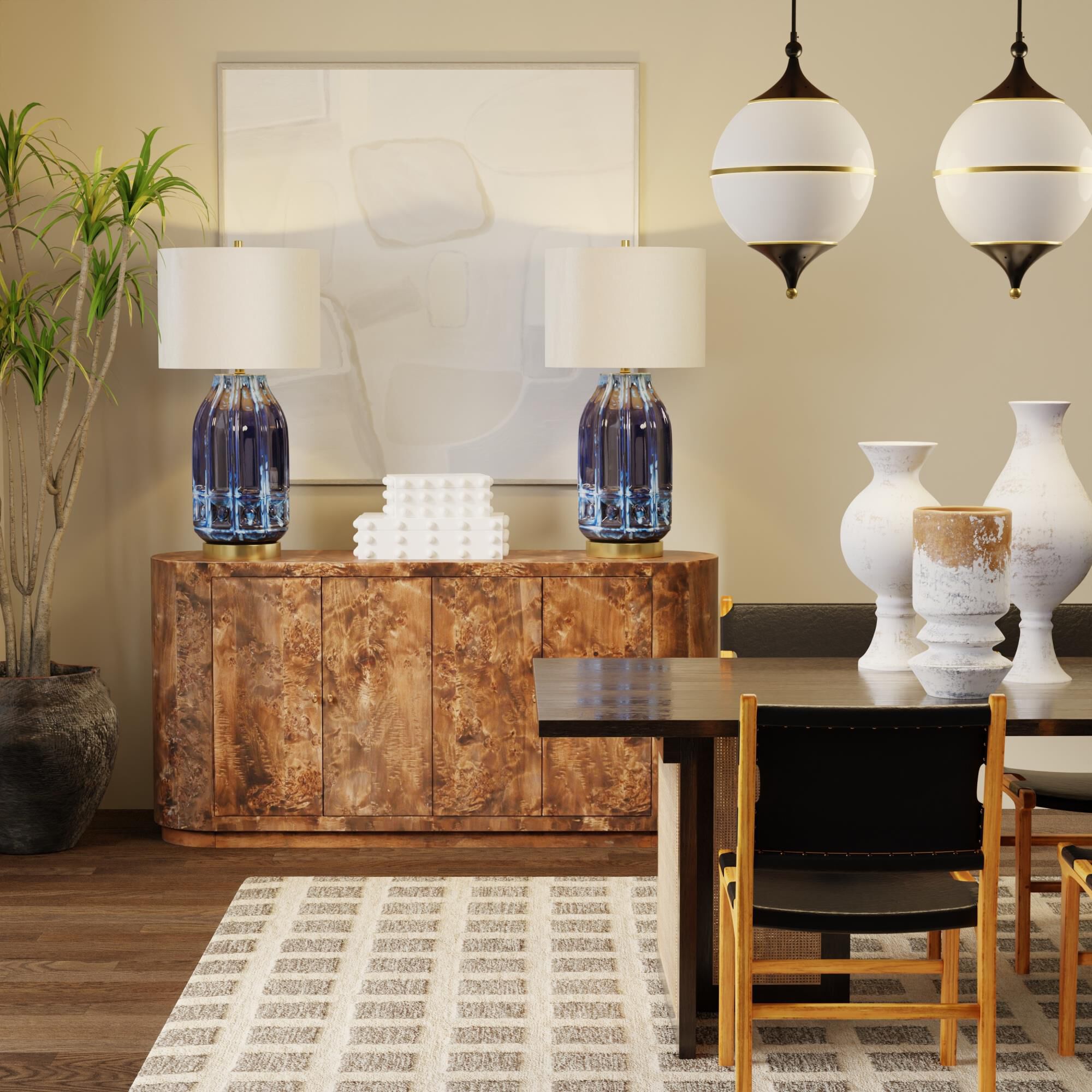 Albany 20 Inch Table Lamp by Harp and Finial