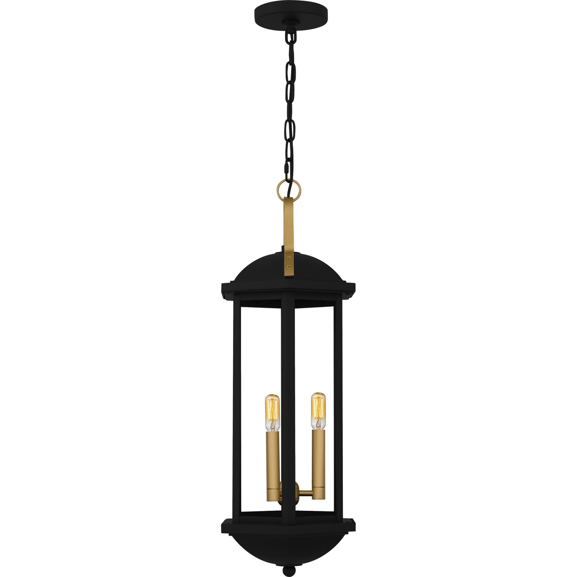 Shown in Matte Black finish and Clear Glass shade