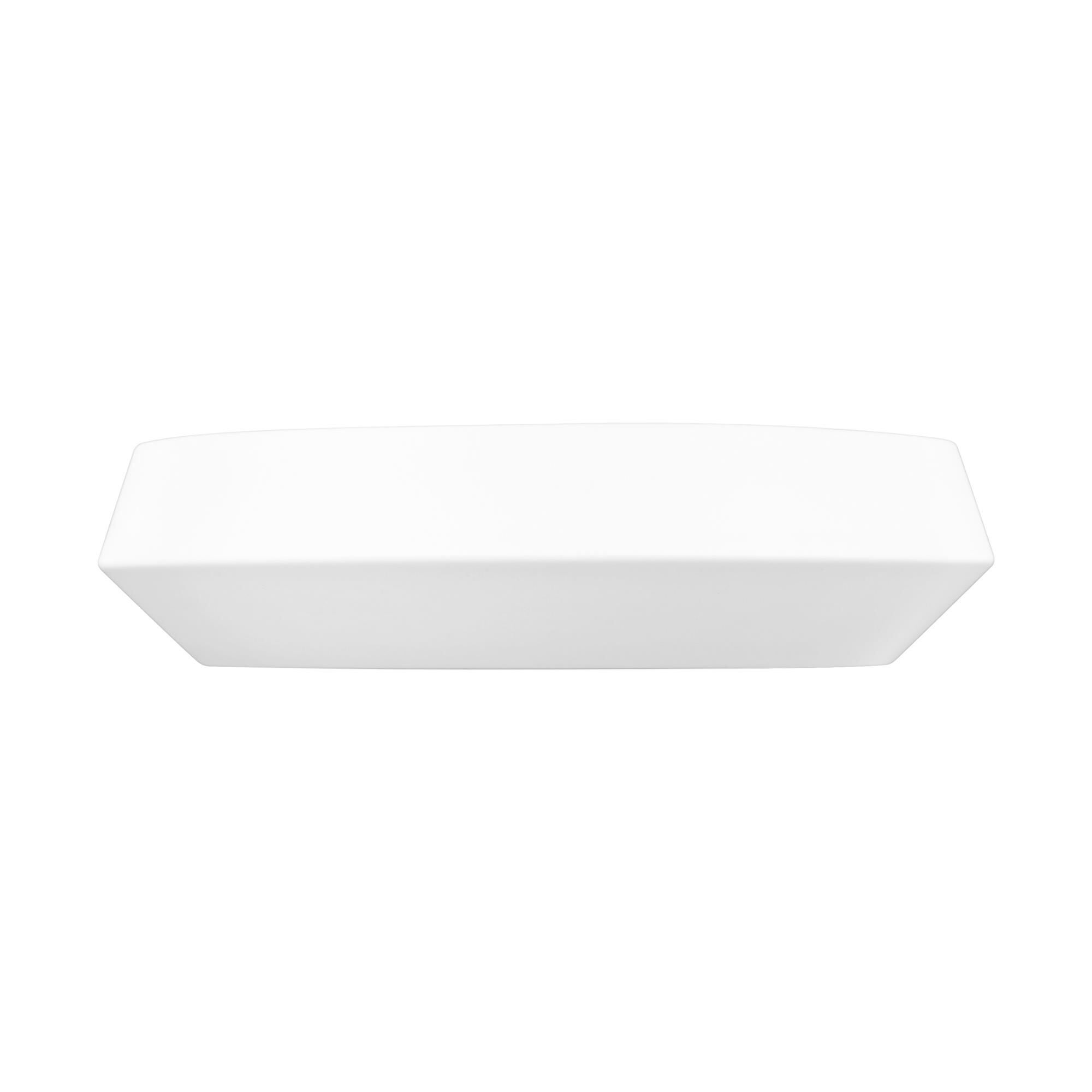 Shown in Matte White finish and White glass