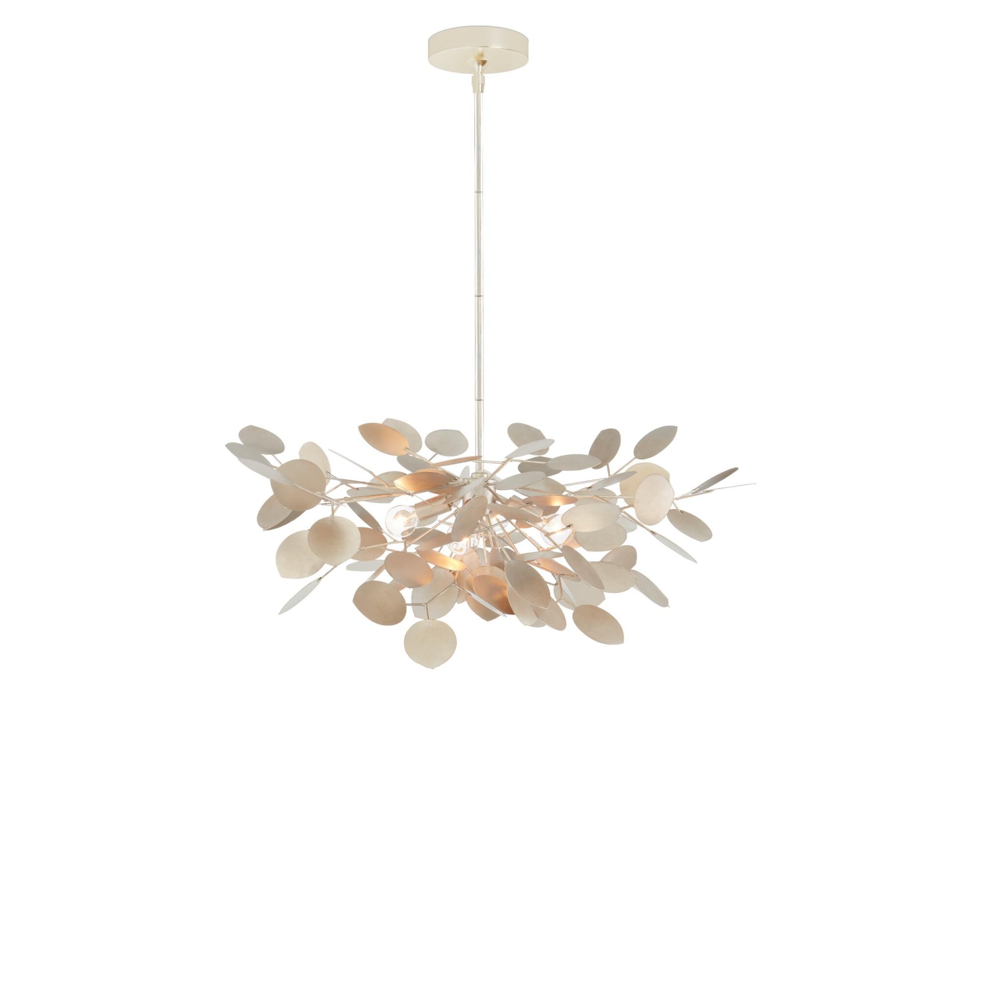 Lunaria 31 Inch Chandelier by Currey and Company