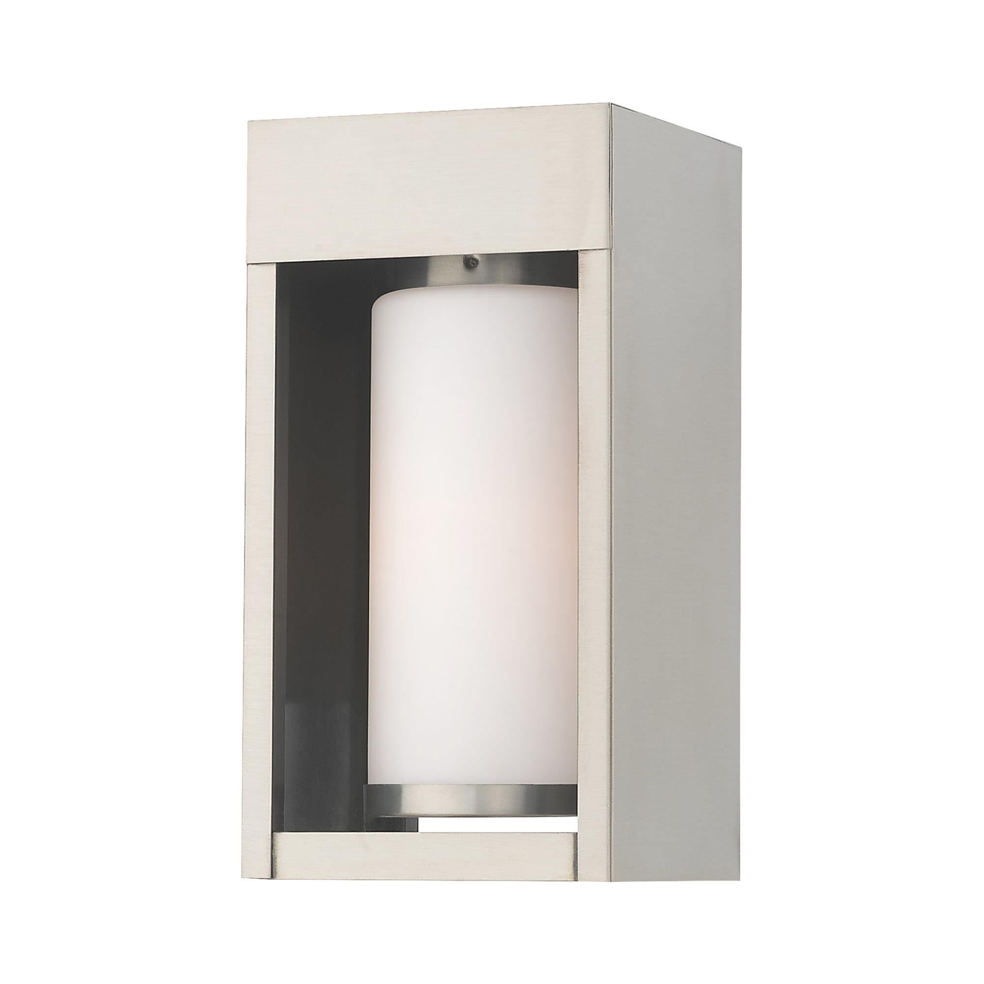 Bleecker 9 Inch Tall 1 Light Outdoor Wall Light by Livex Lighting