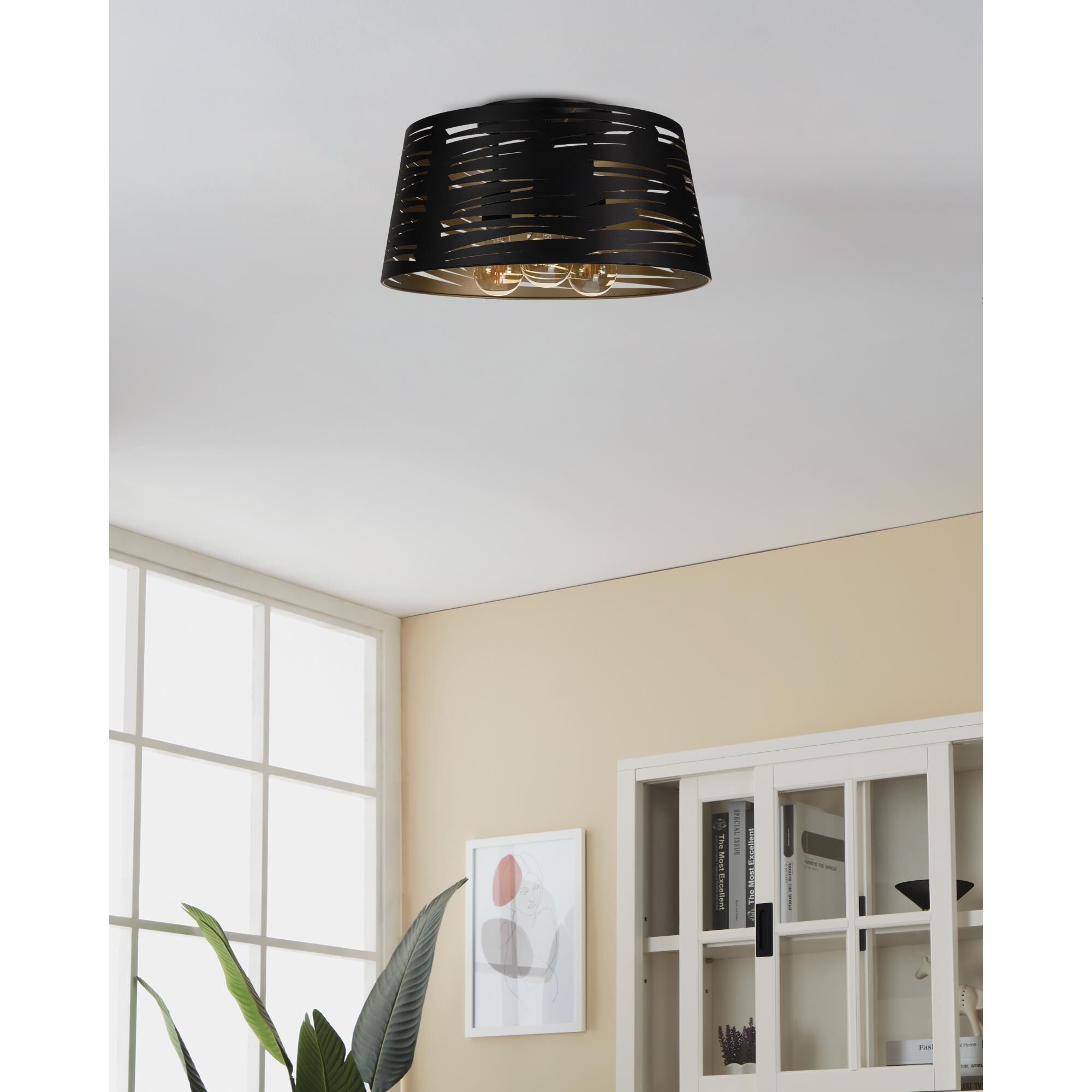 Akers Mill 19 Inch Flush Mount by EGLO Lighting