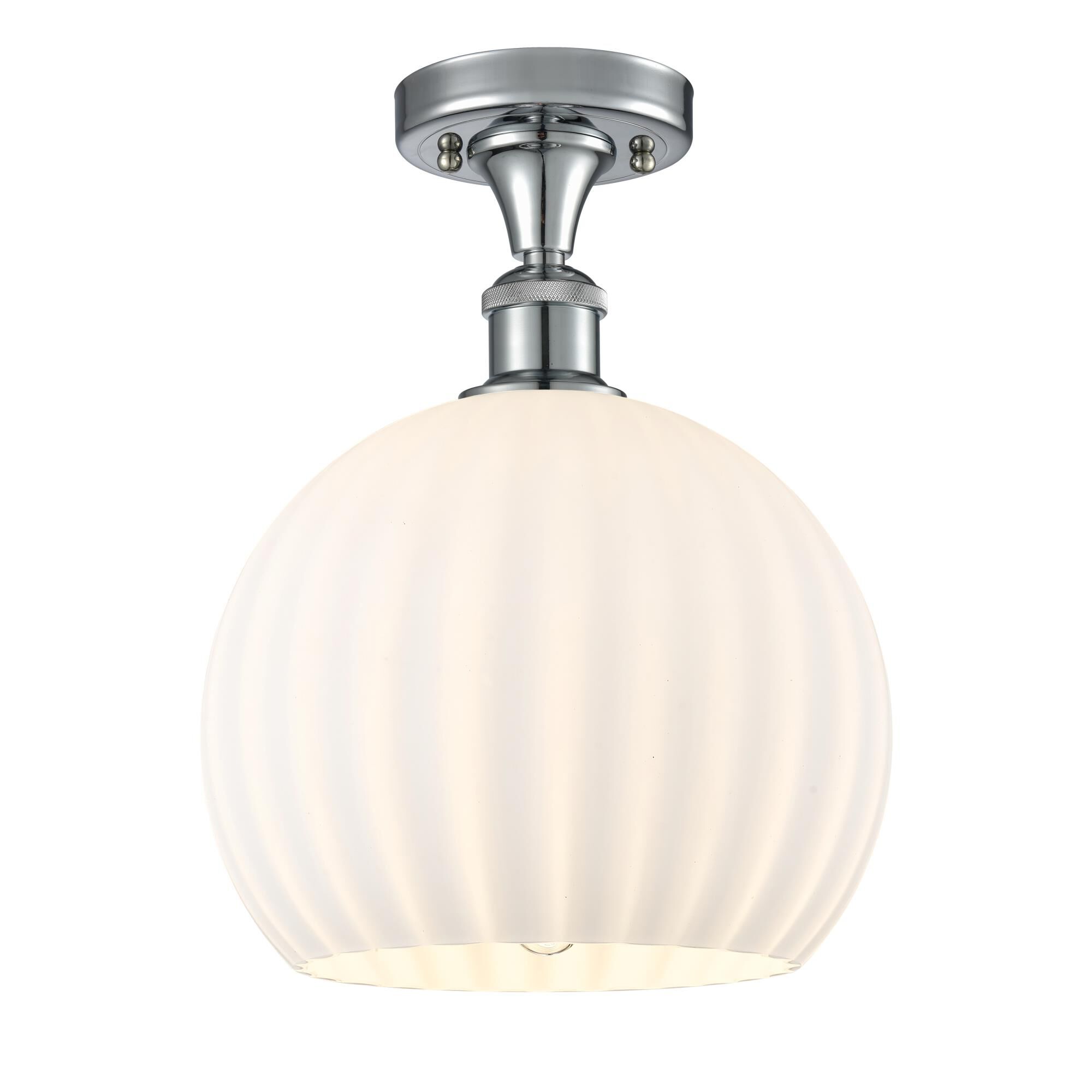 White Venitian Semi Flush Mount by Innovations Lighting