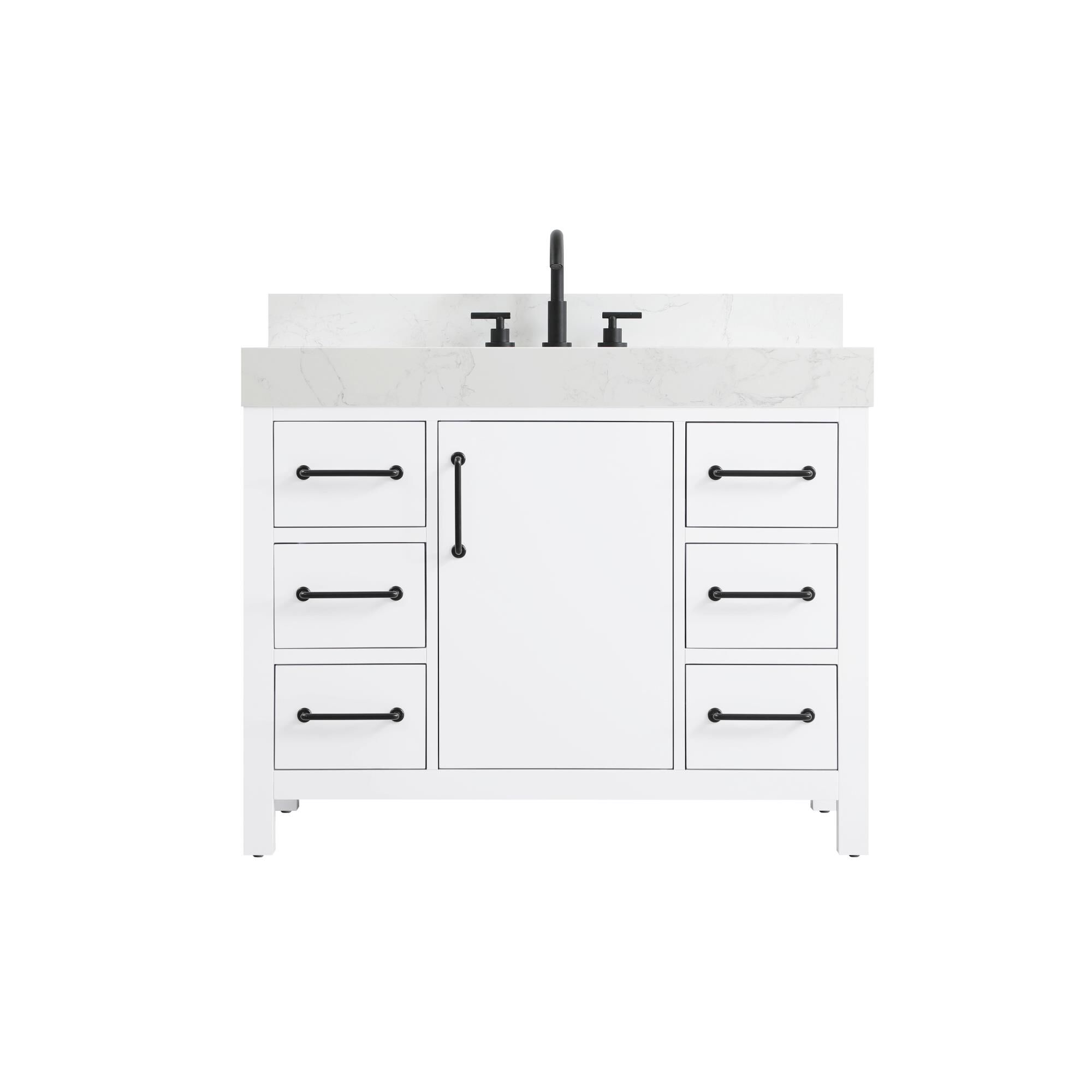 Shown in White finish