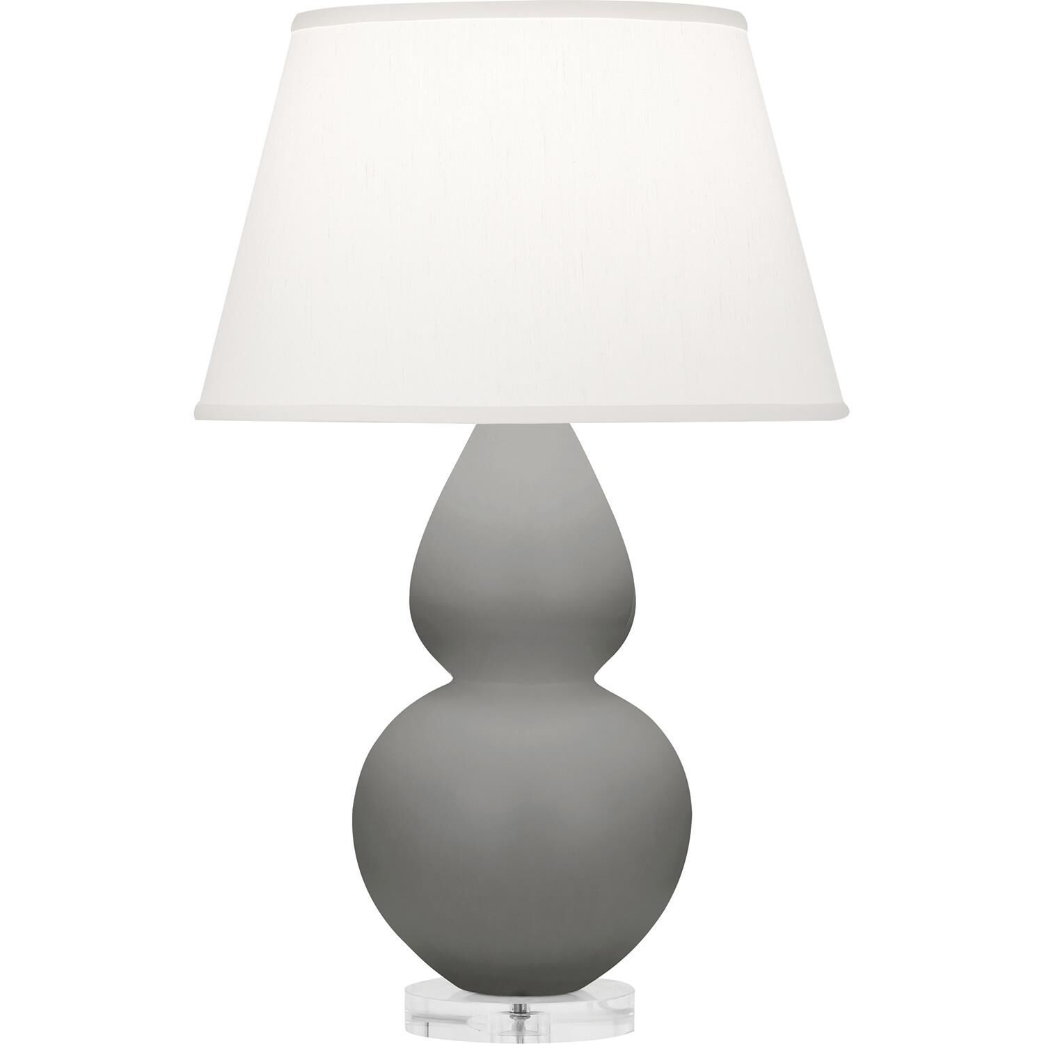 Shown in Matte Smokey Taupe finish and Pearl shade and Lucite accent