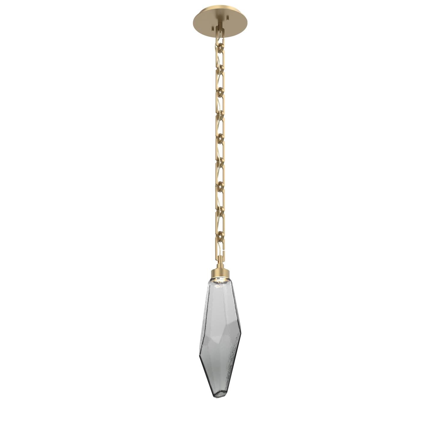 Levi Wilson Rock Crystal 6 Inch Mini Pendant by Hammerton Studio