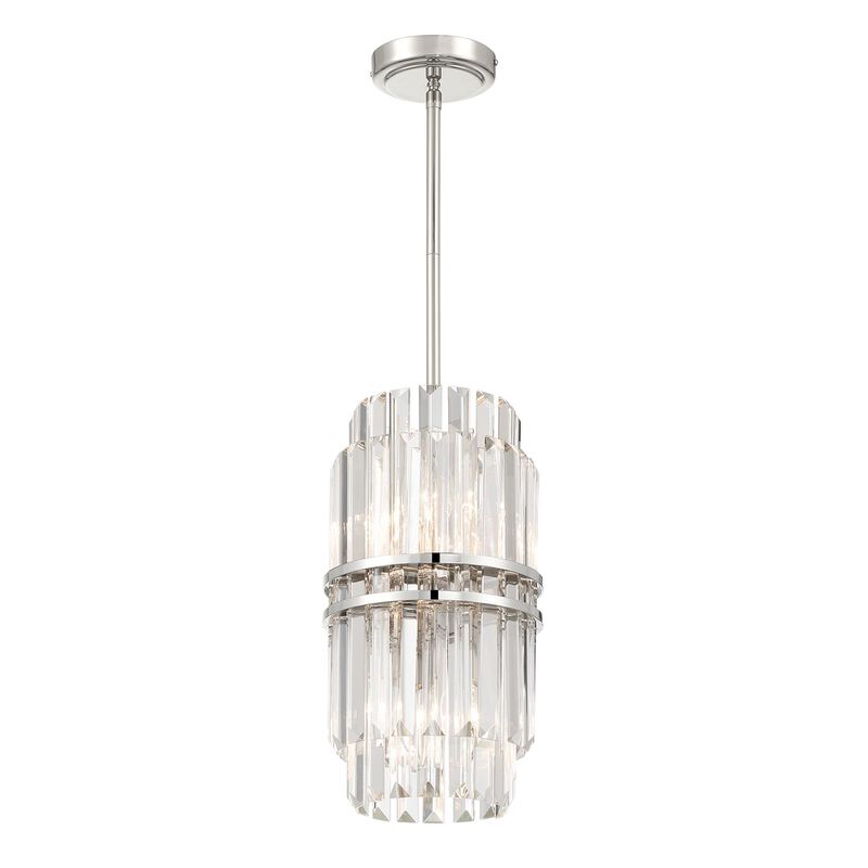 Hayes Small Lantern Pendant by Crystorama