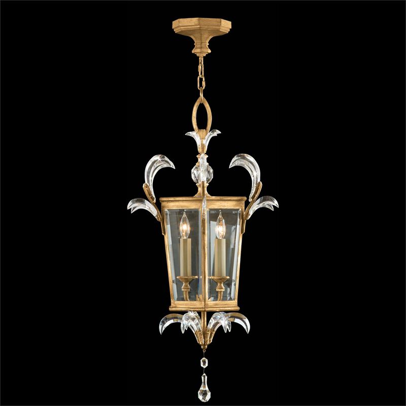 Beveled Arcs 40 Inch Outdoor Hanging Lantern by Fine Art Handcrafted Lighting