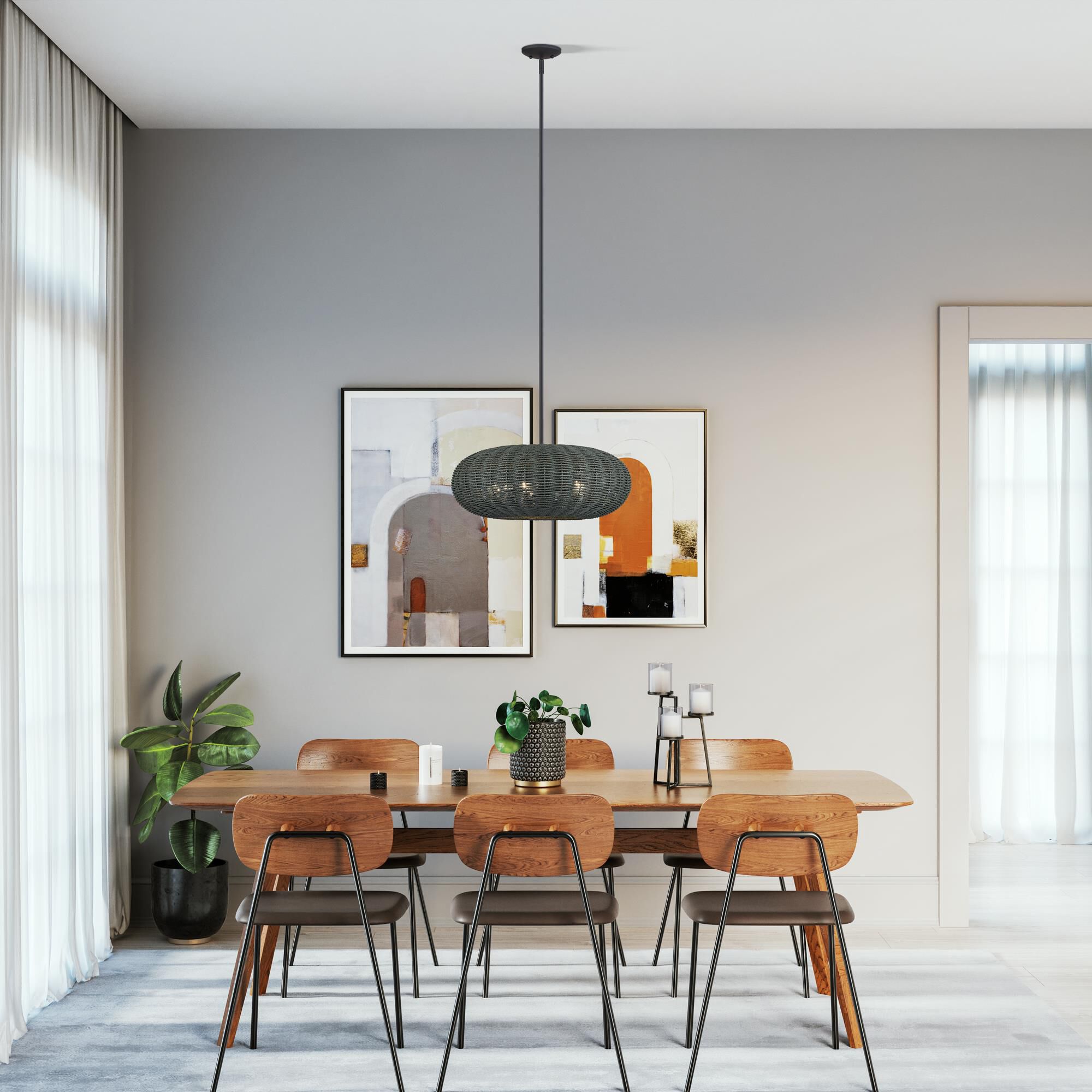 Deluna 22 Inch Large Pendant by Livex Lighting