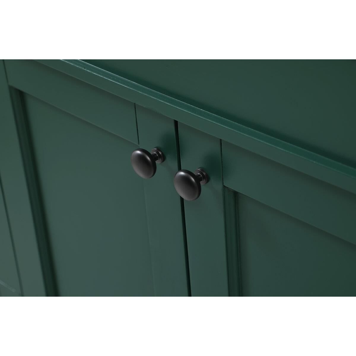 Shown in Green finish and Backsplash accent