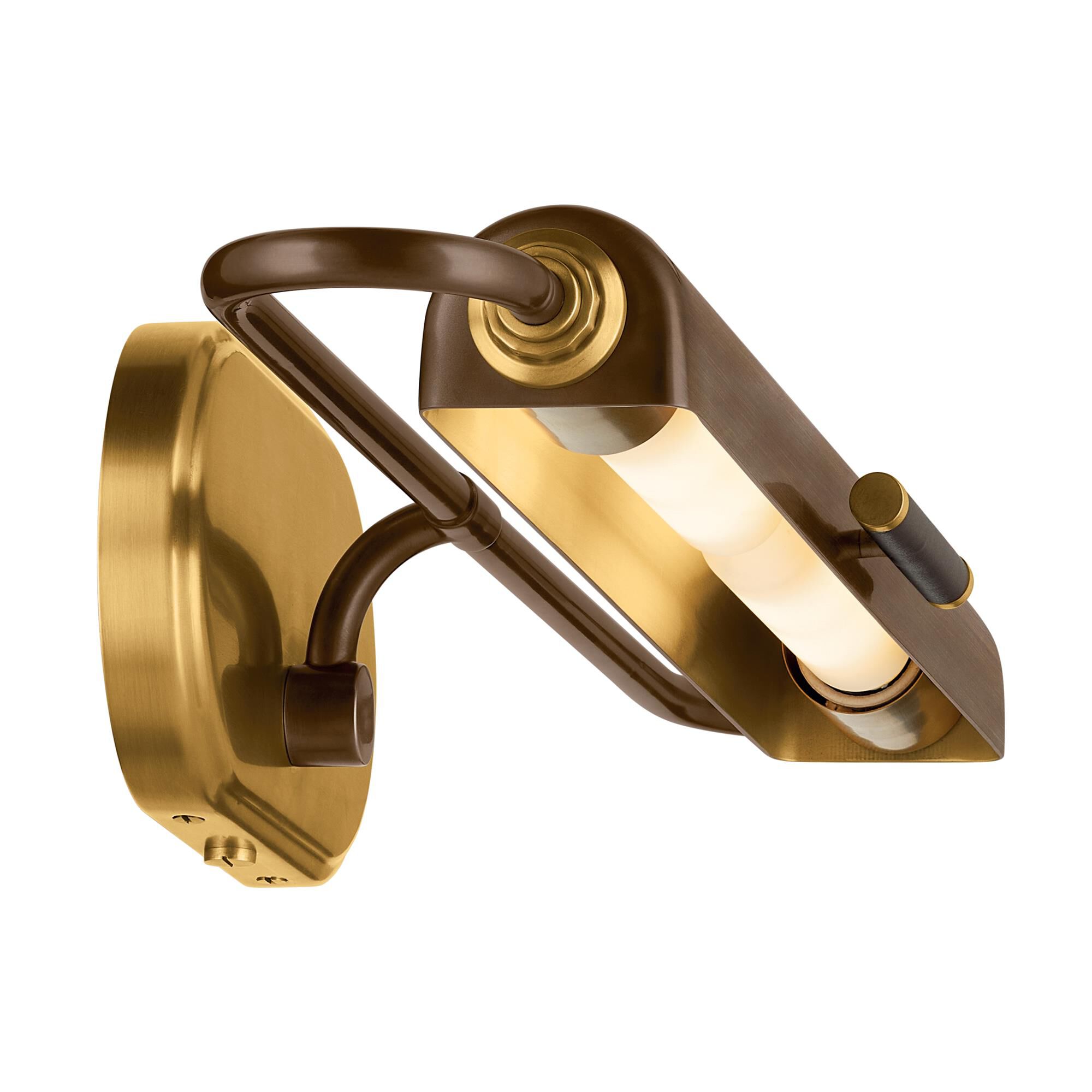 Shown in Lacquered Bronze finish and Metal shade