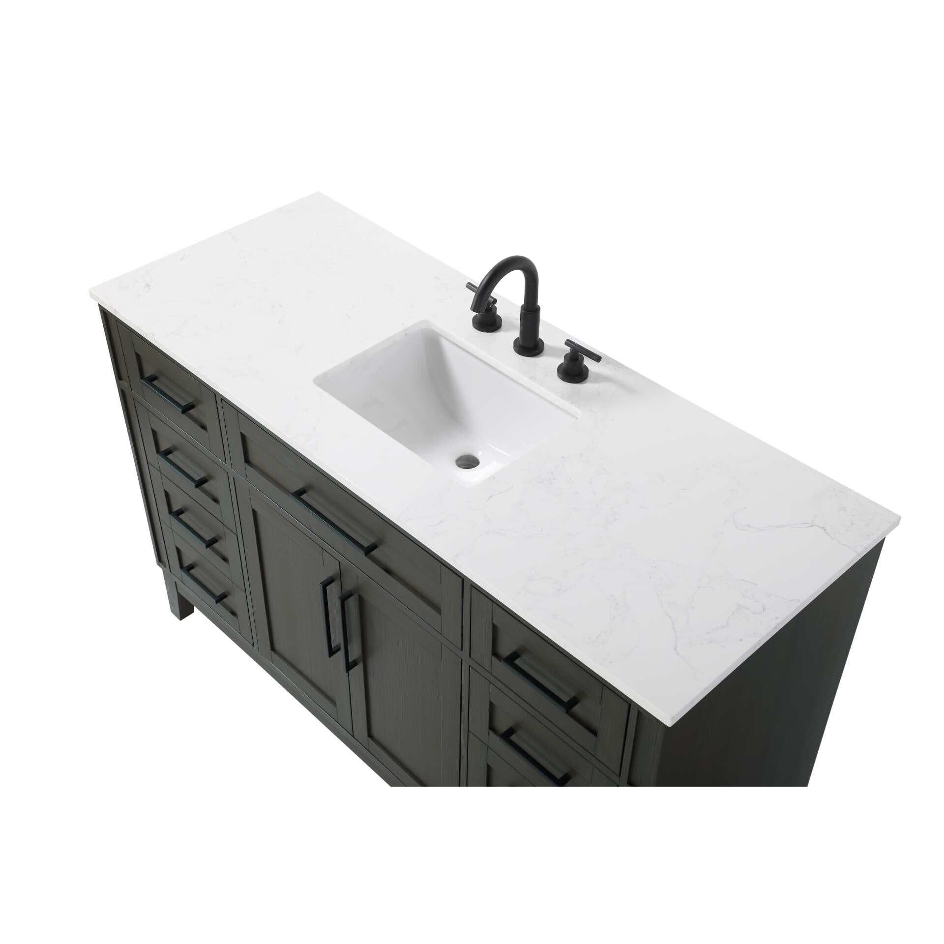 Virginia 54 Inch Bath Vanity by Elegant Decor