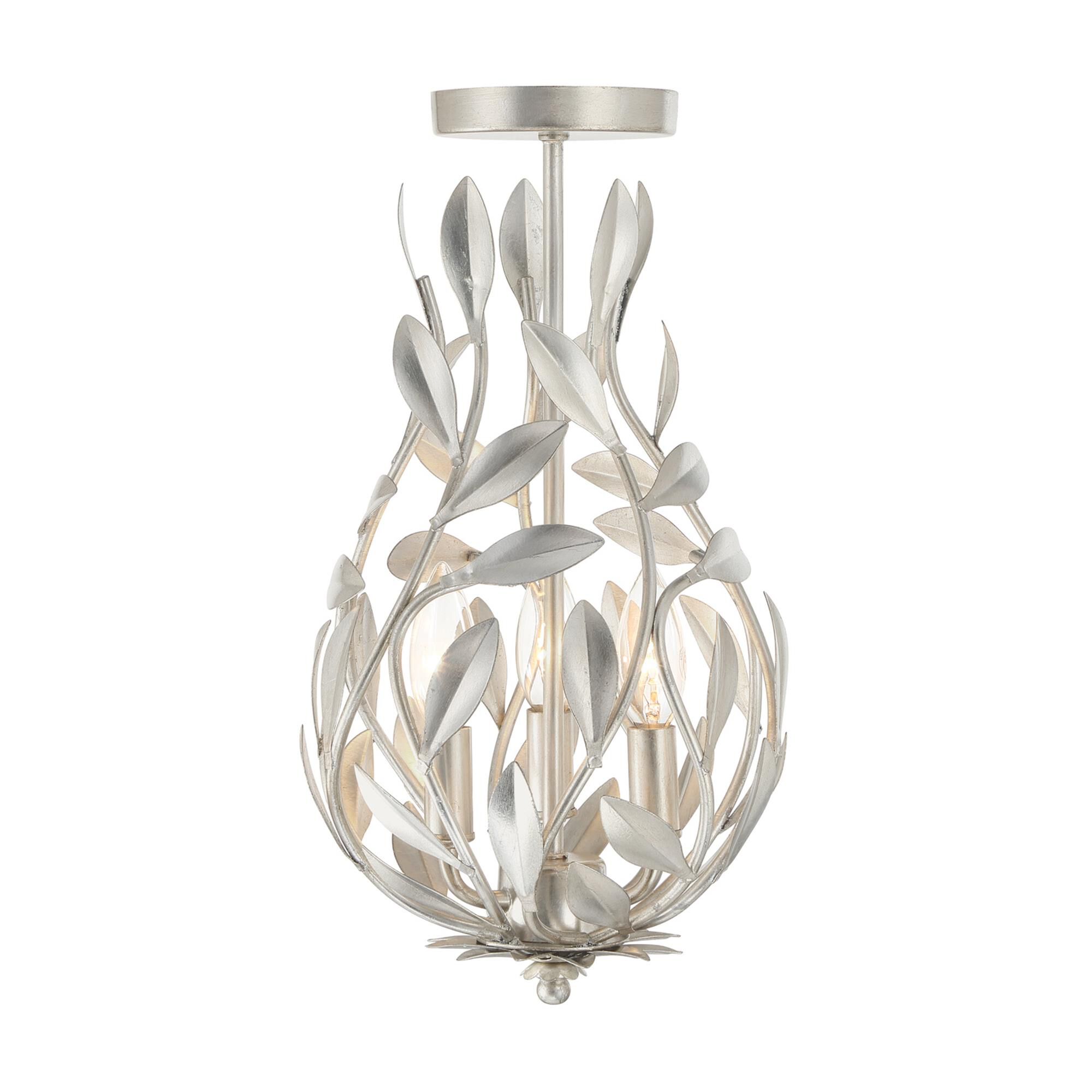 Shown in Antique Silver finish