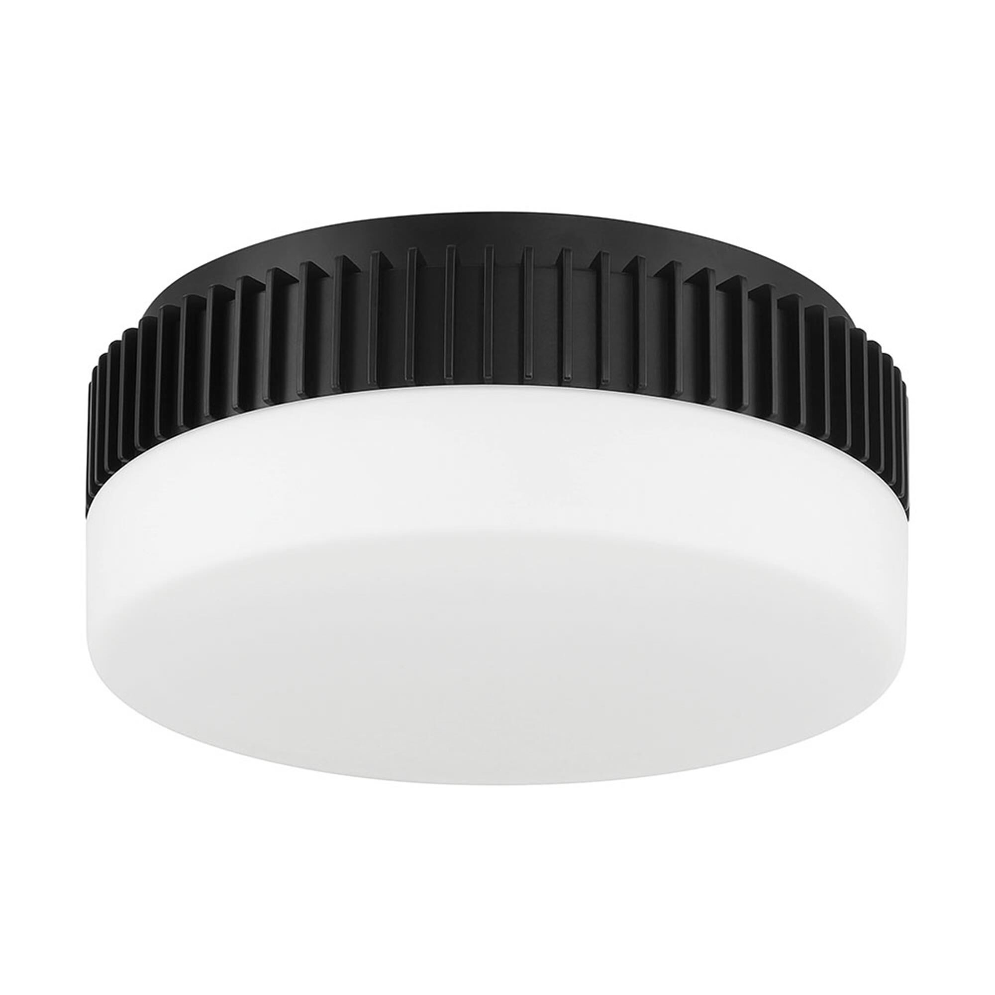 Shown in Matte Black finish and Opal Etched glass