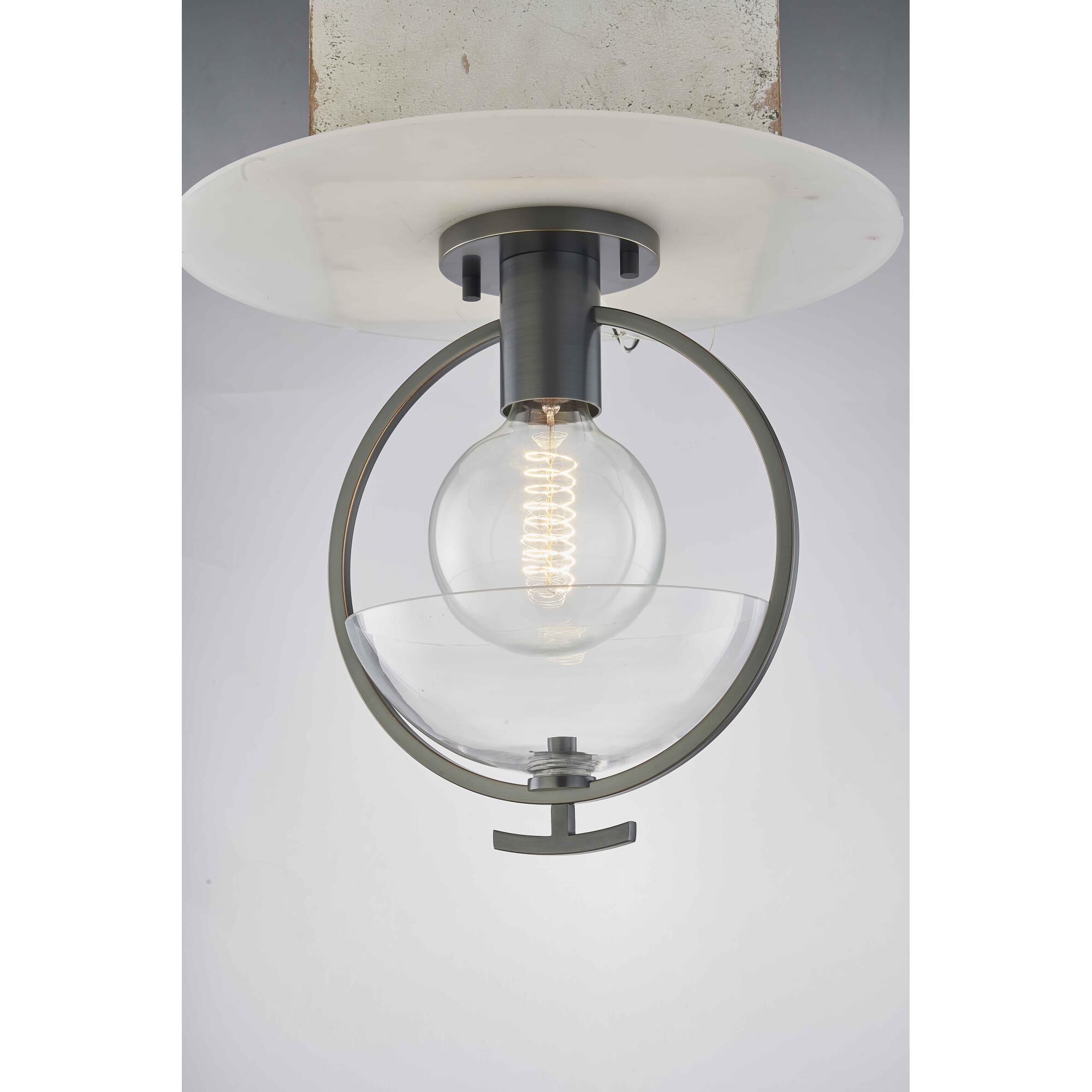 Ringo 9 Inch Semi Flush Mount by Mitzi