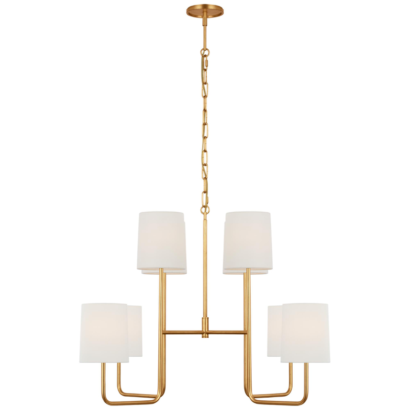 Barbara Barry Go Lightly 30 Inch 8 Light LED Chandelier by Visual Comfort Signature Collection
