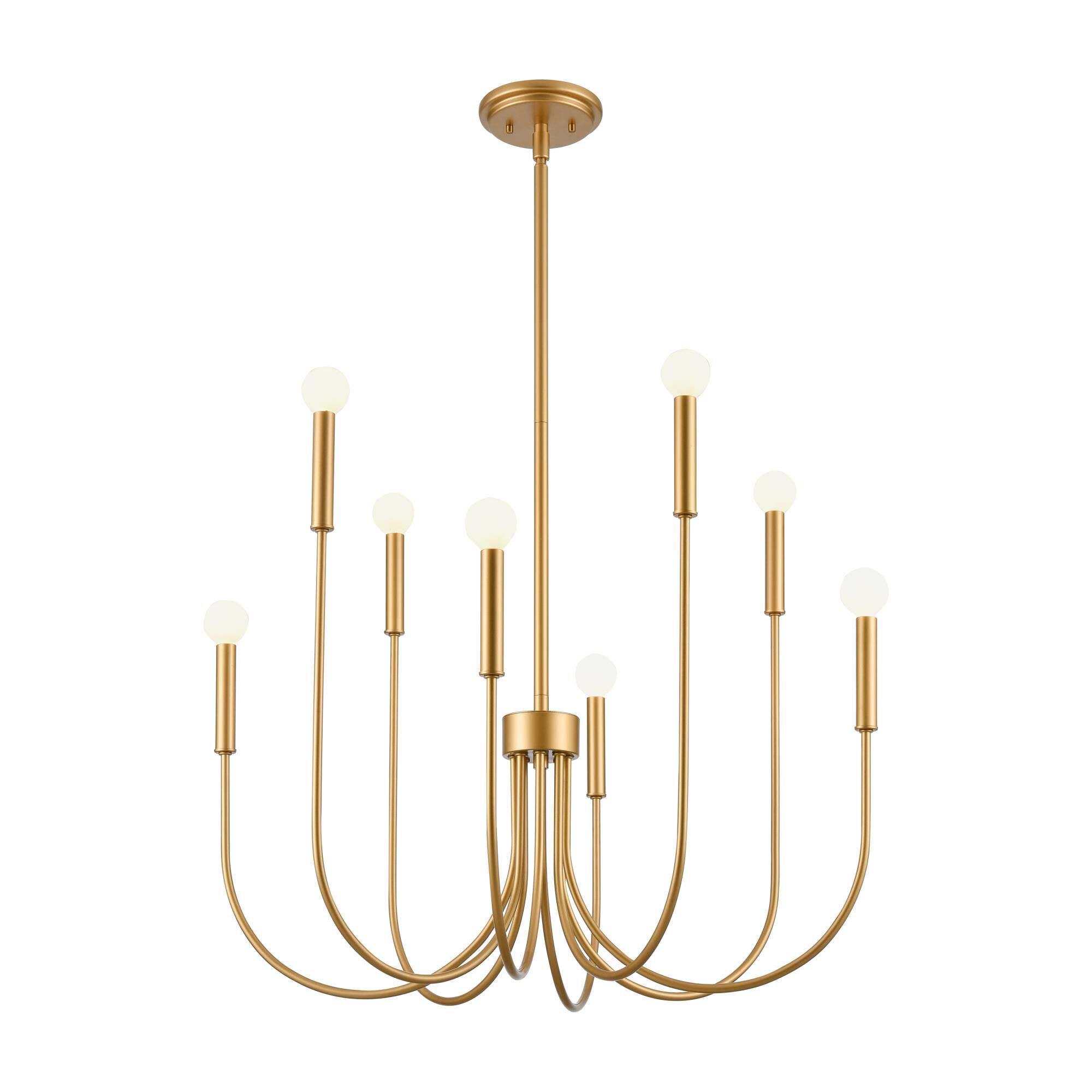 Ulla 28 Inch 8 Light Chandelier by ELK Lighting