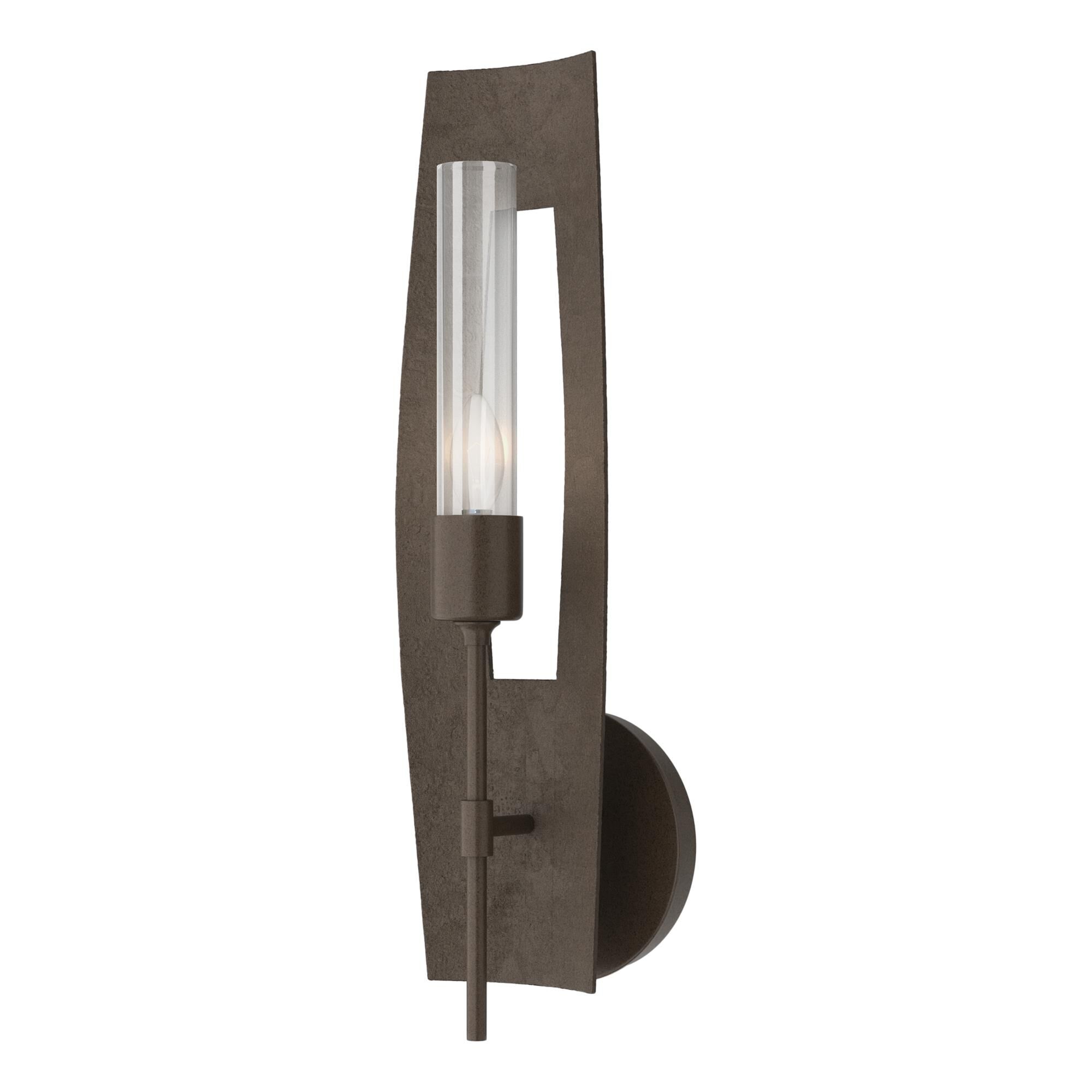 Shown in Bronze finish and Clear glass