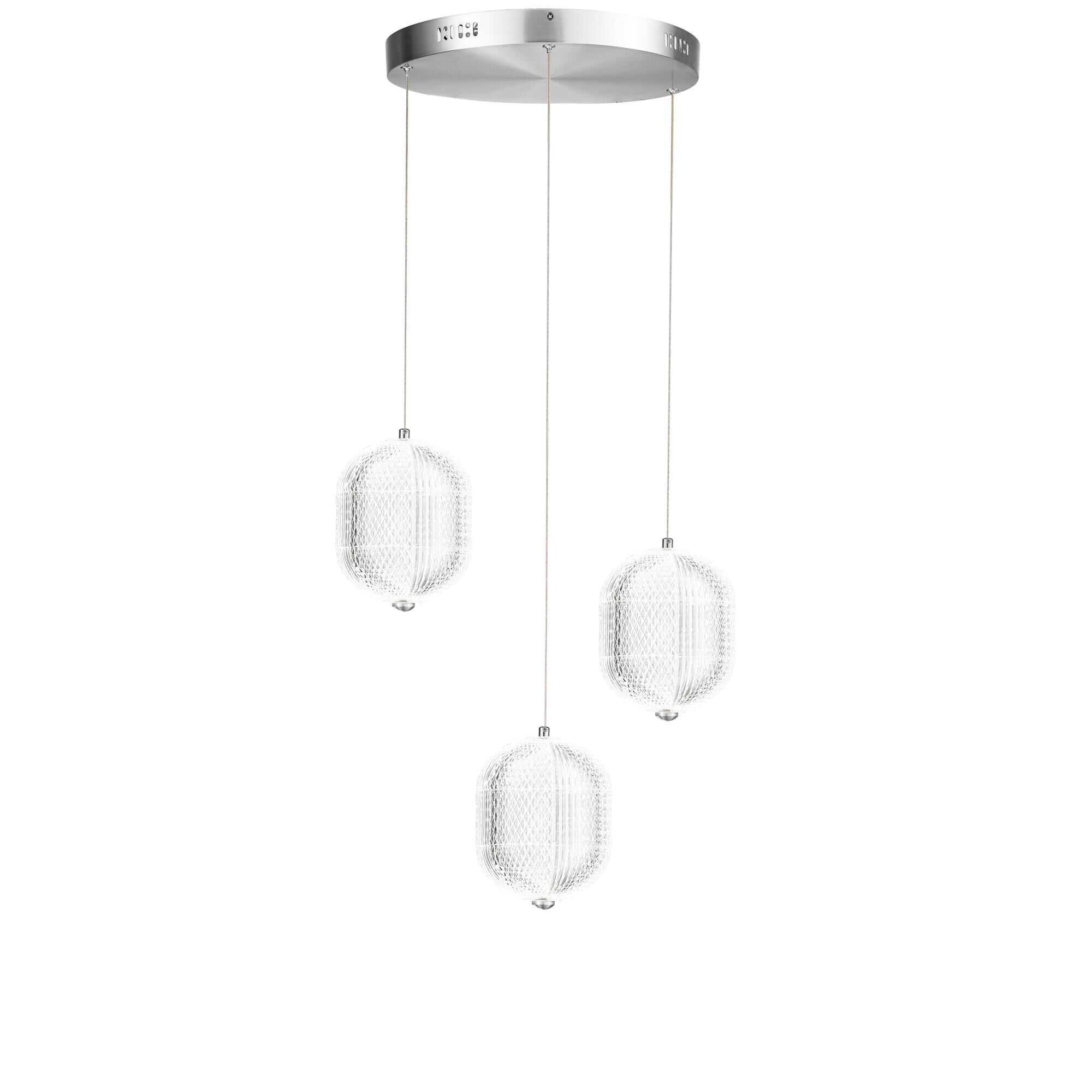 Peri 12 Inch Multi Light Pendant by Dainolite