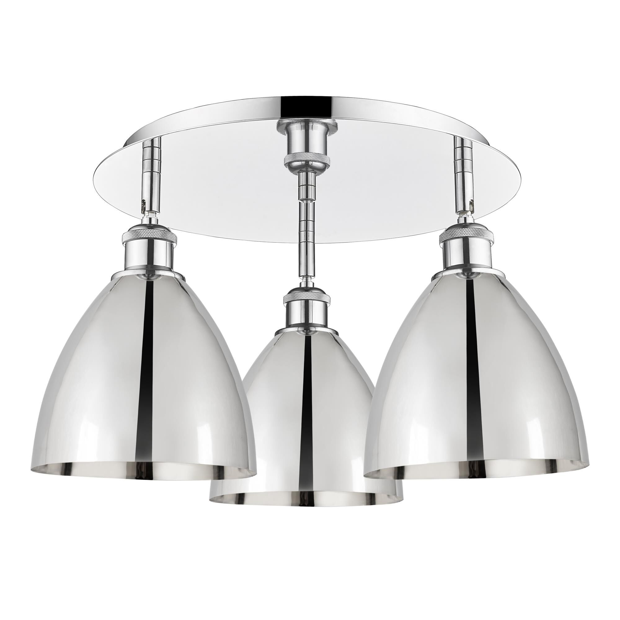 Shown in Polished Chrome finish and Polished Chrome shade